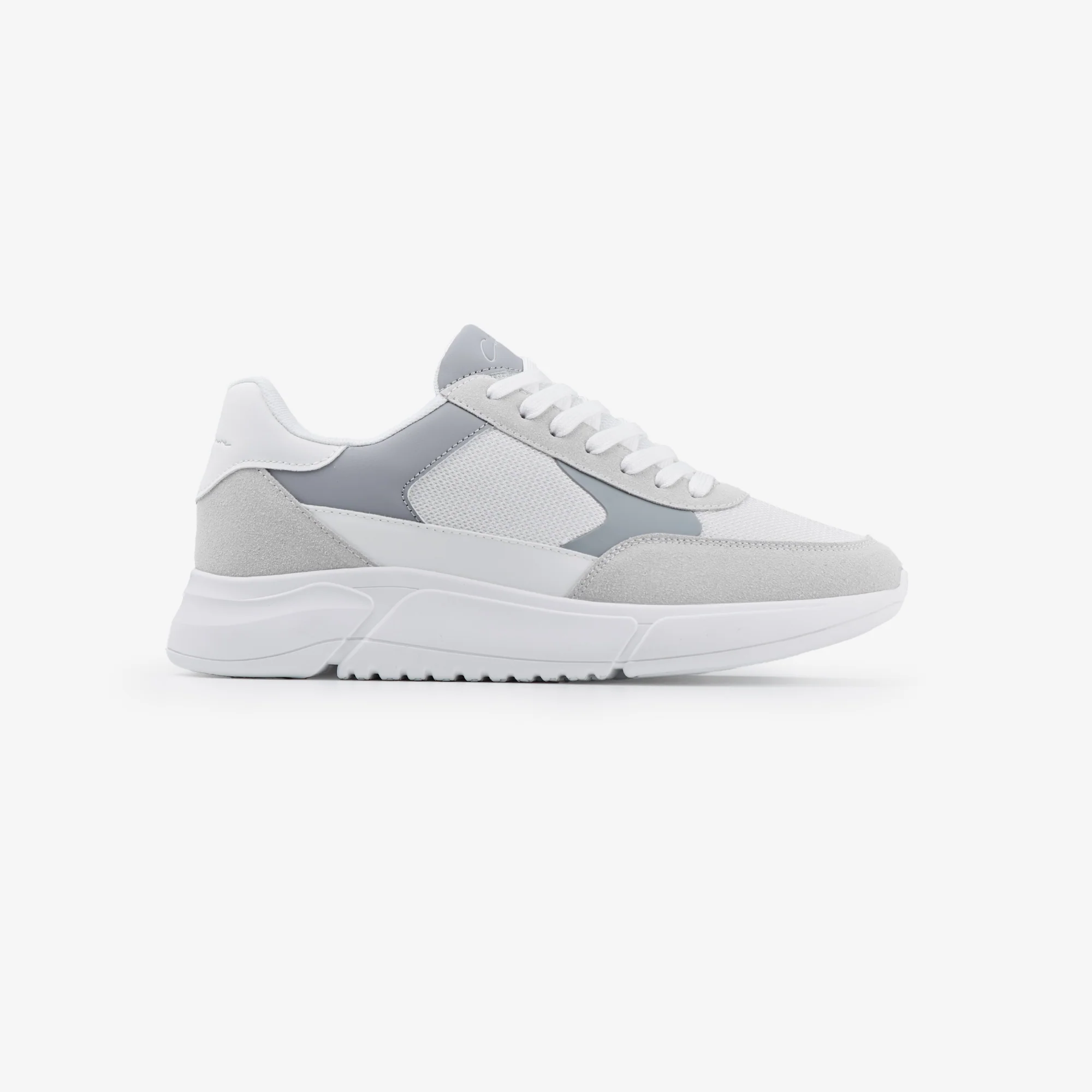 Premium Mesh Runner | White/Grey - Image 5