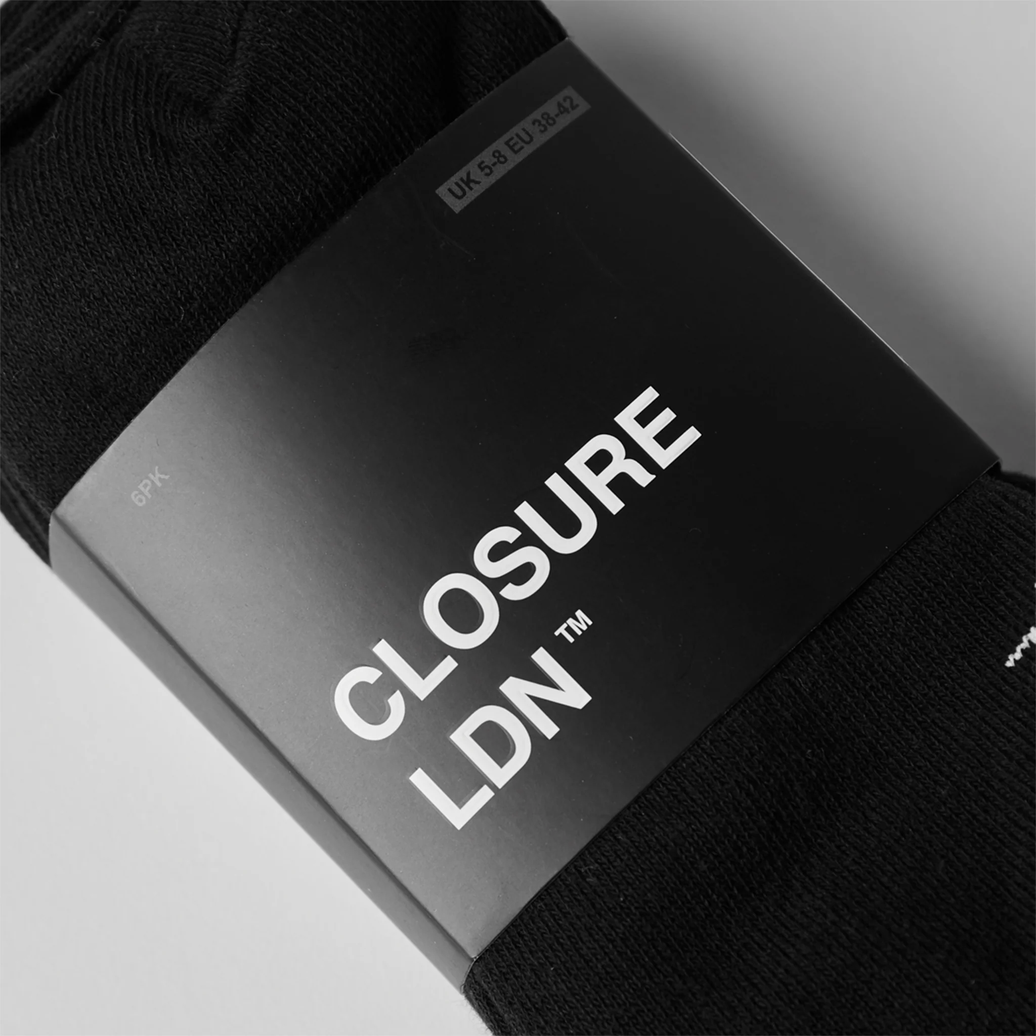 6-Pack No Show Sport Socks | Black - Image 3