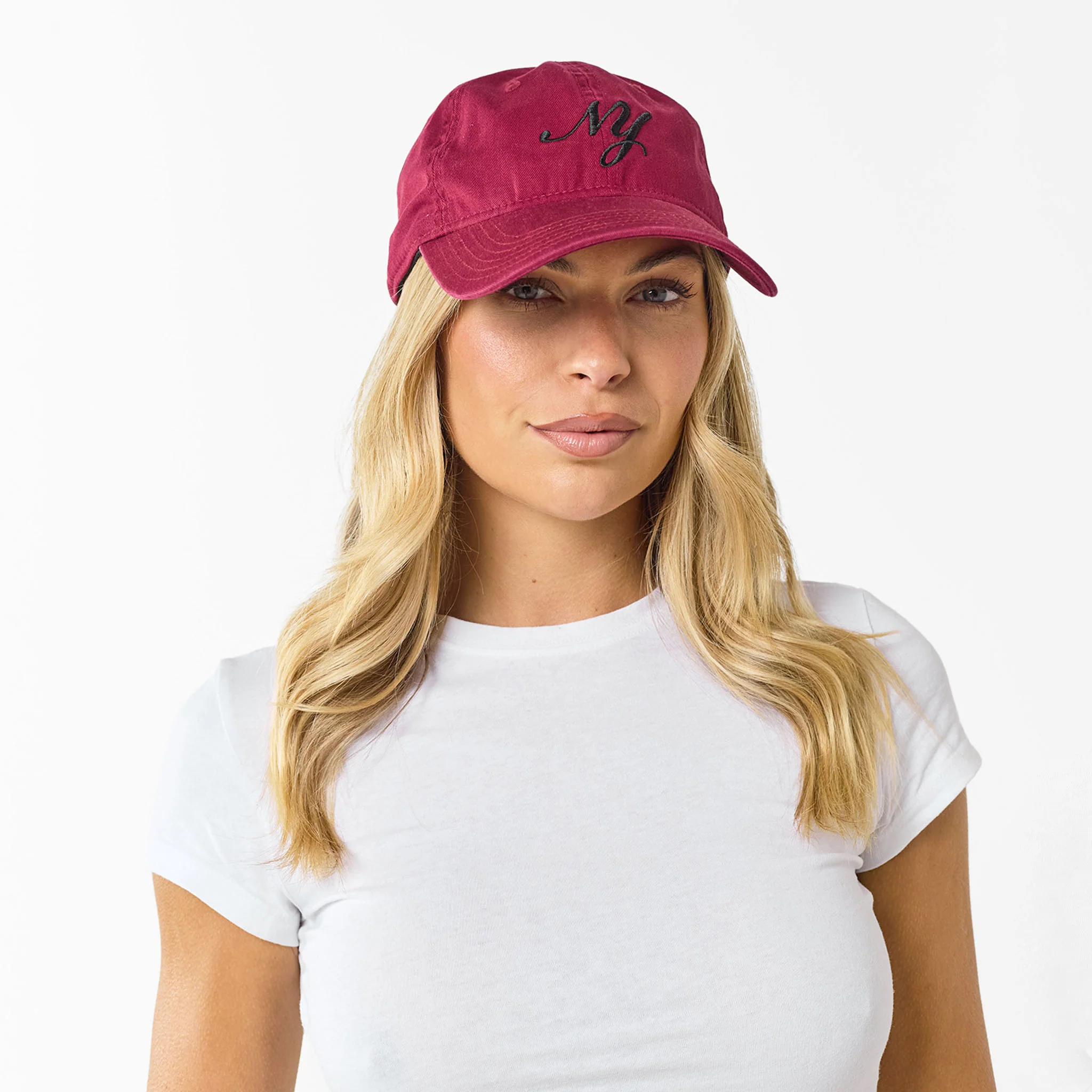 NY City Script Cap | Red - Image 3