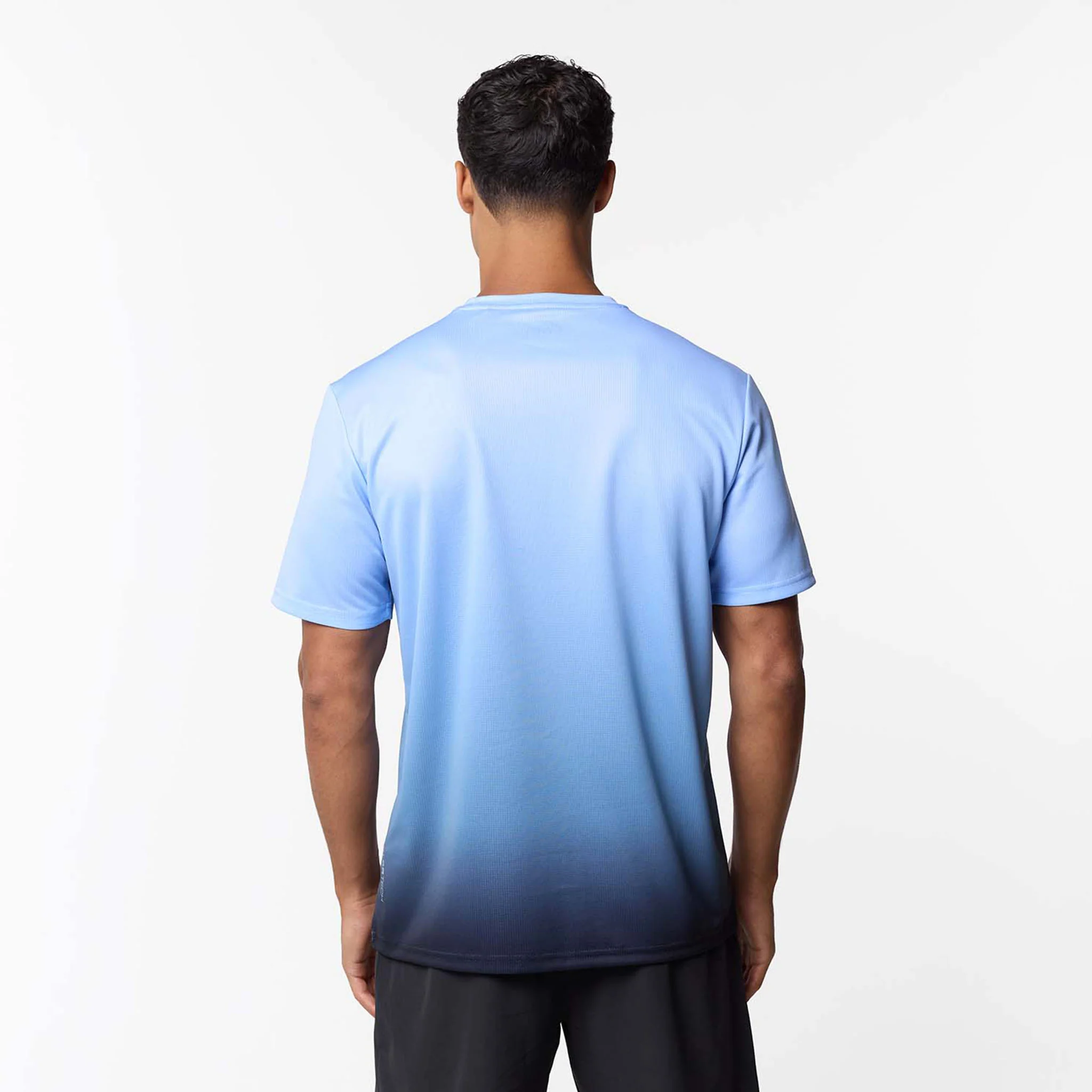 Ombre Poly T-Shirt | Blue - Image 6