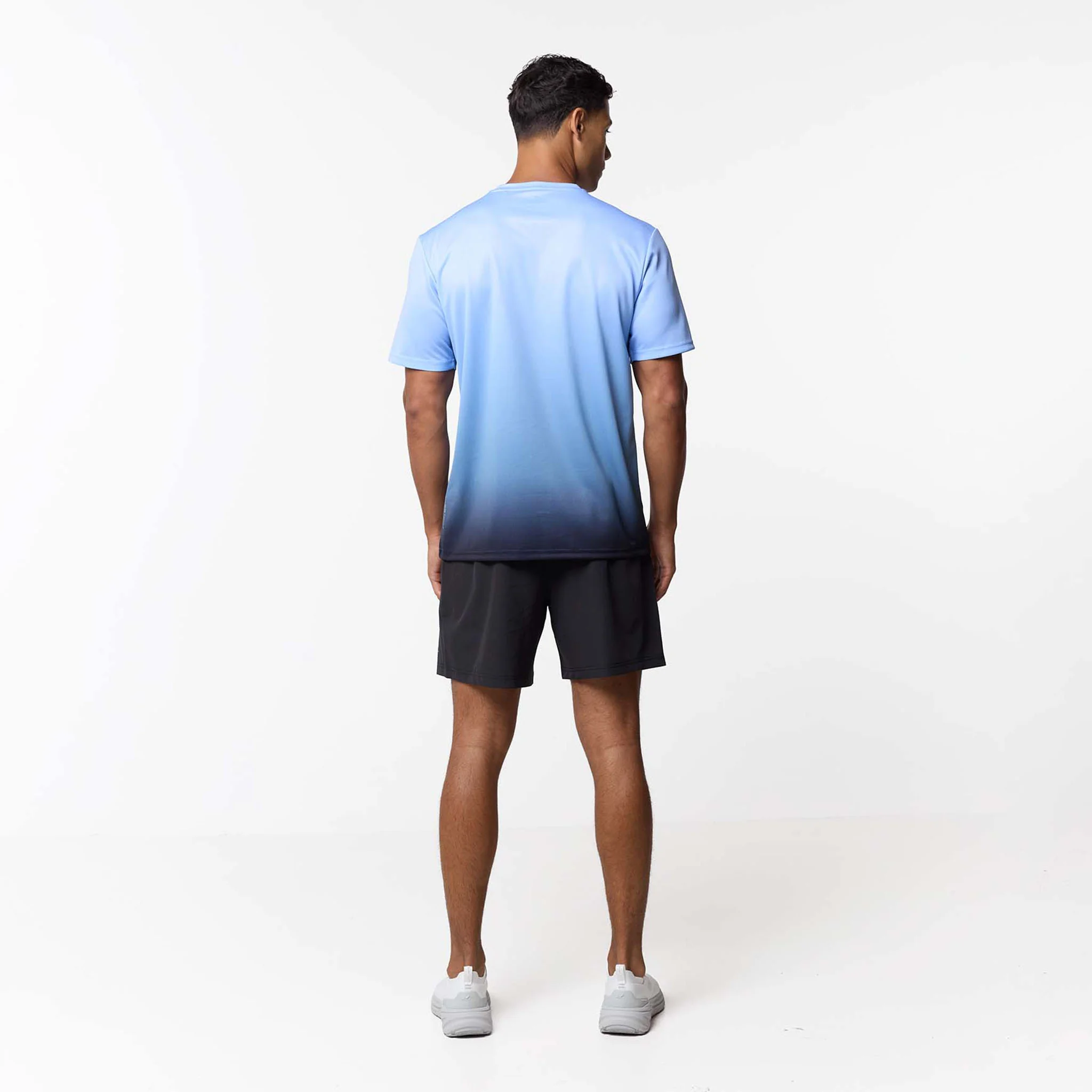 Ombre Poly T-Shirt | Blue - Image 8