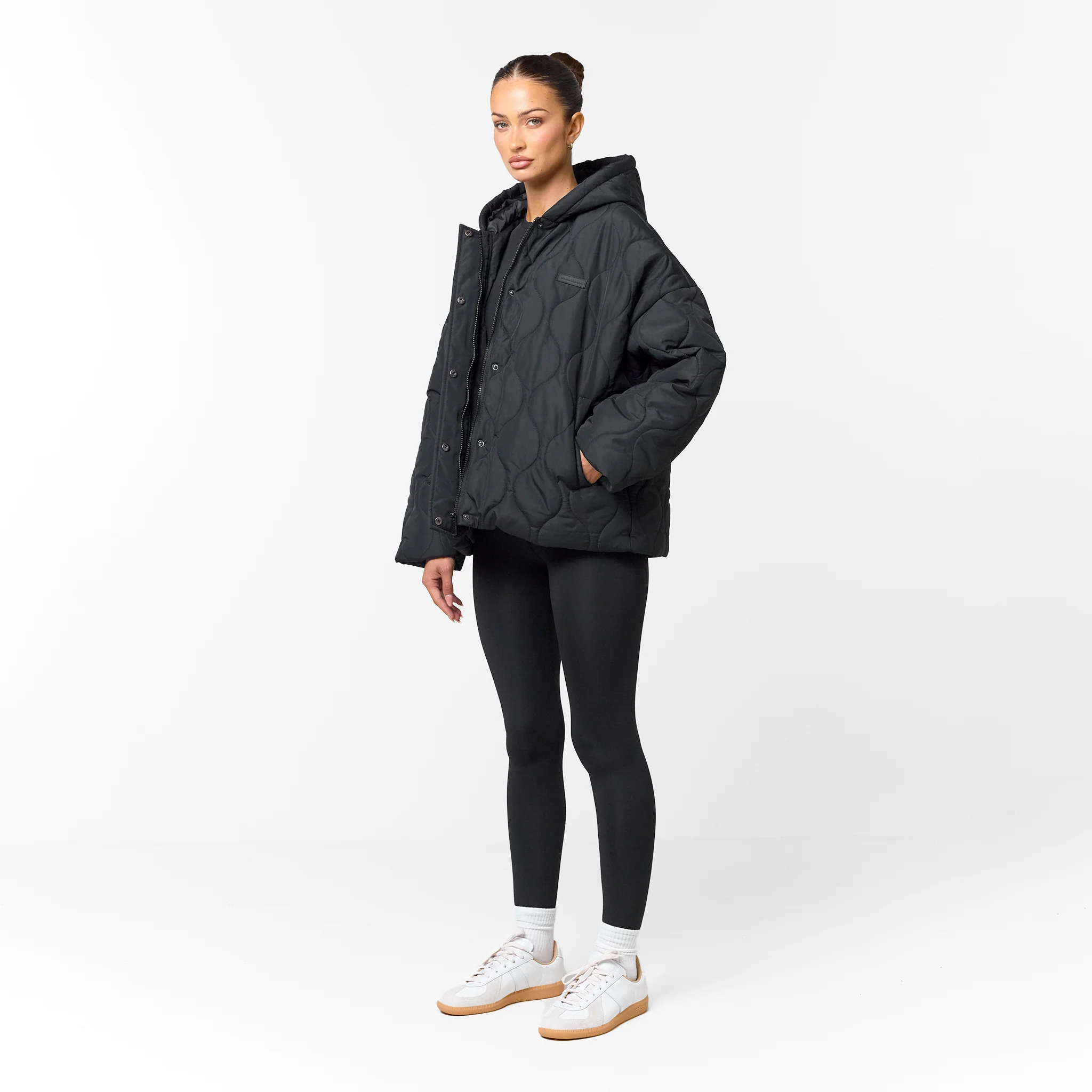 Onion Quilt Puffer | Black - Image 2