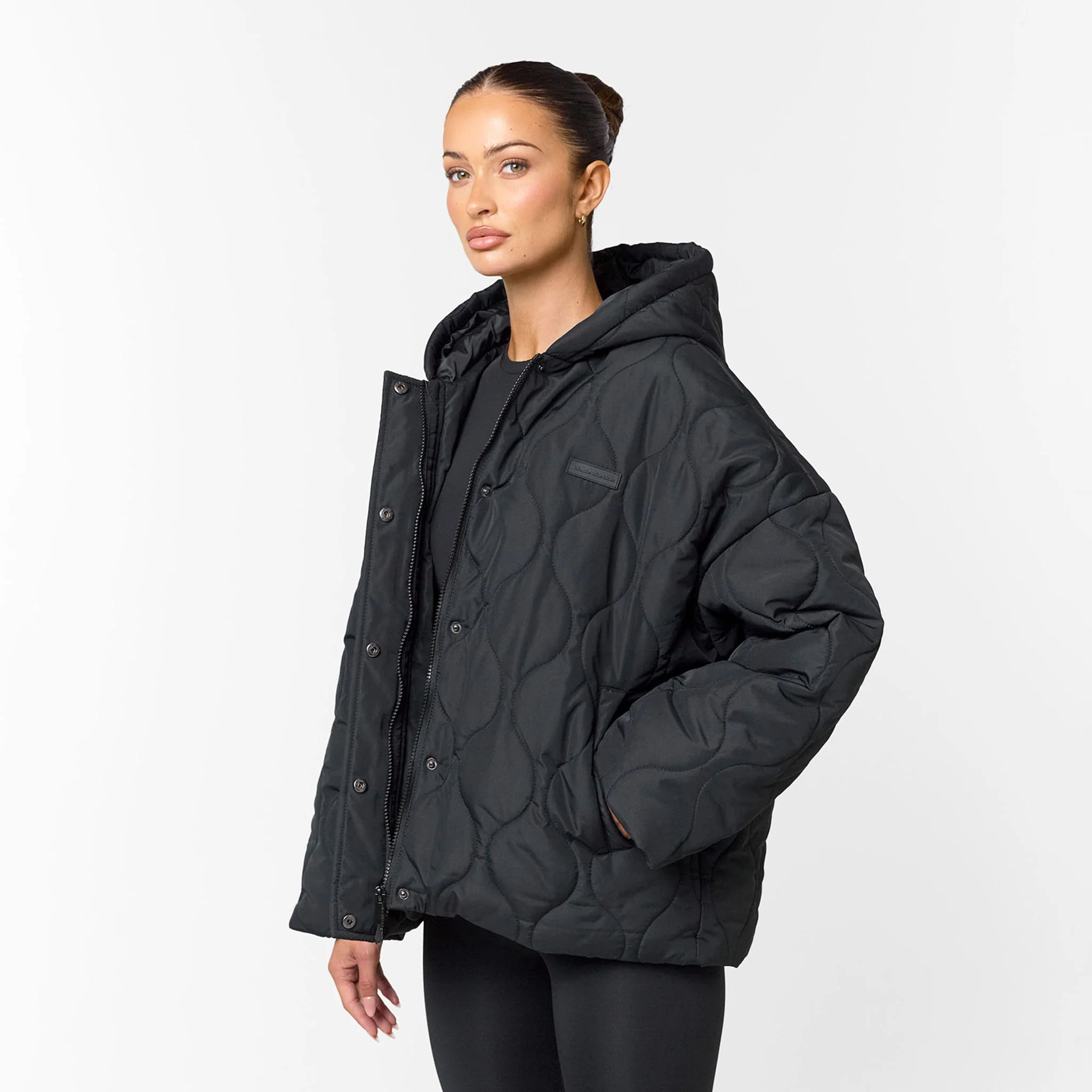 Onion Quilt Puffer | Black - Image 5