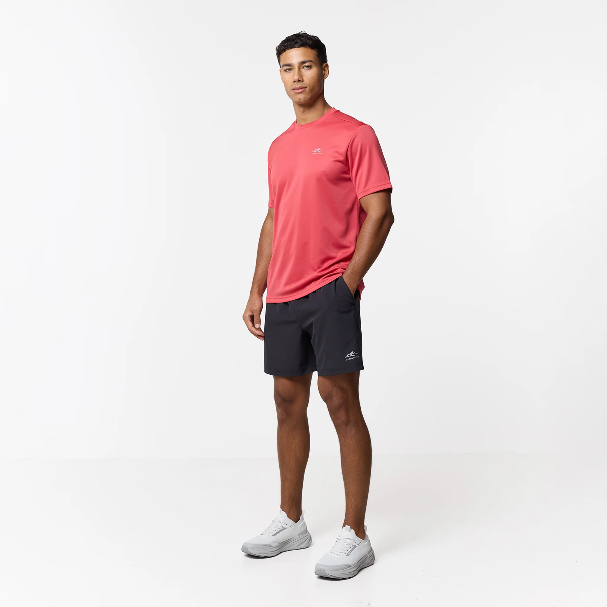 Pace Performance T-Shirt | Coral Red - Image 2