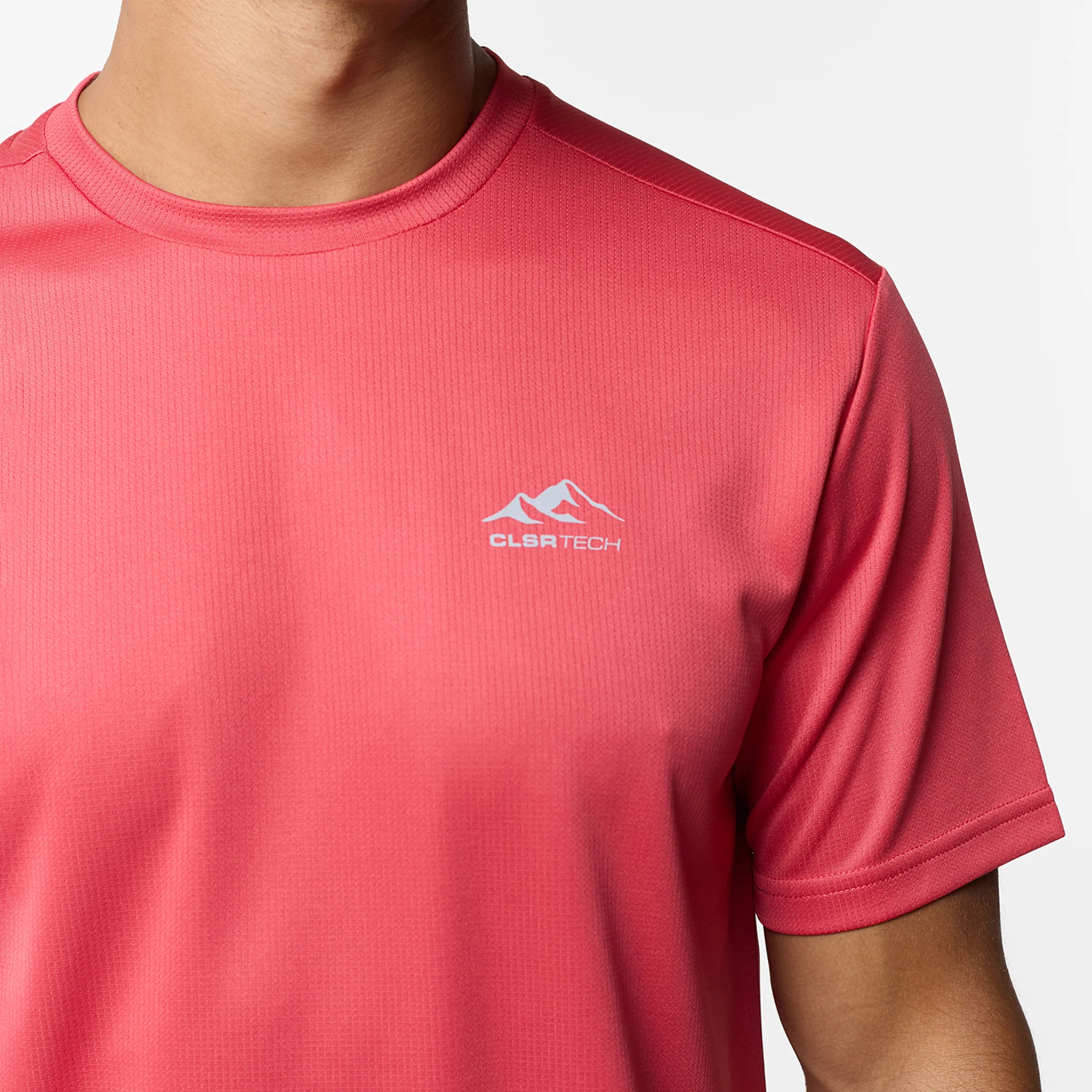 Pace Performance T-Shirt | Coral Red - Image 3