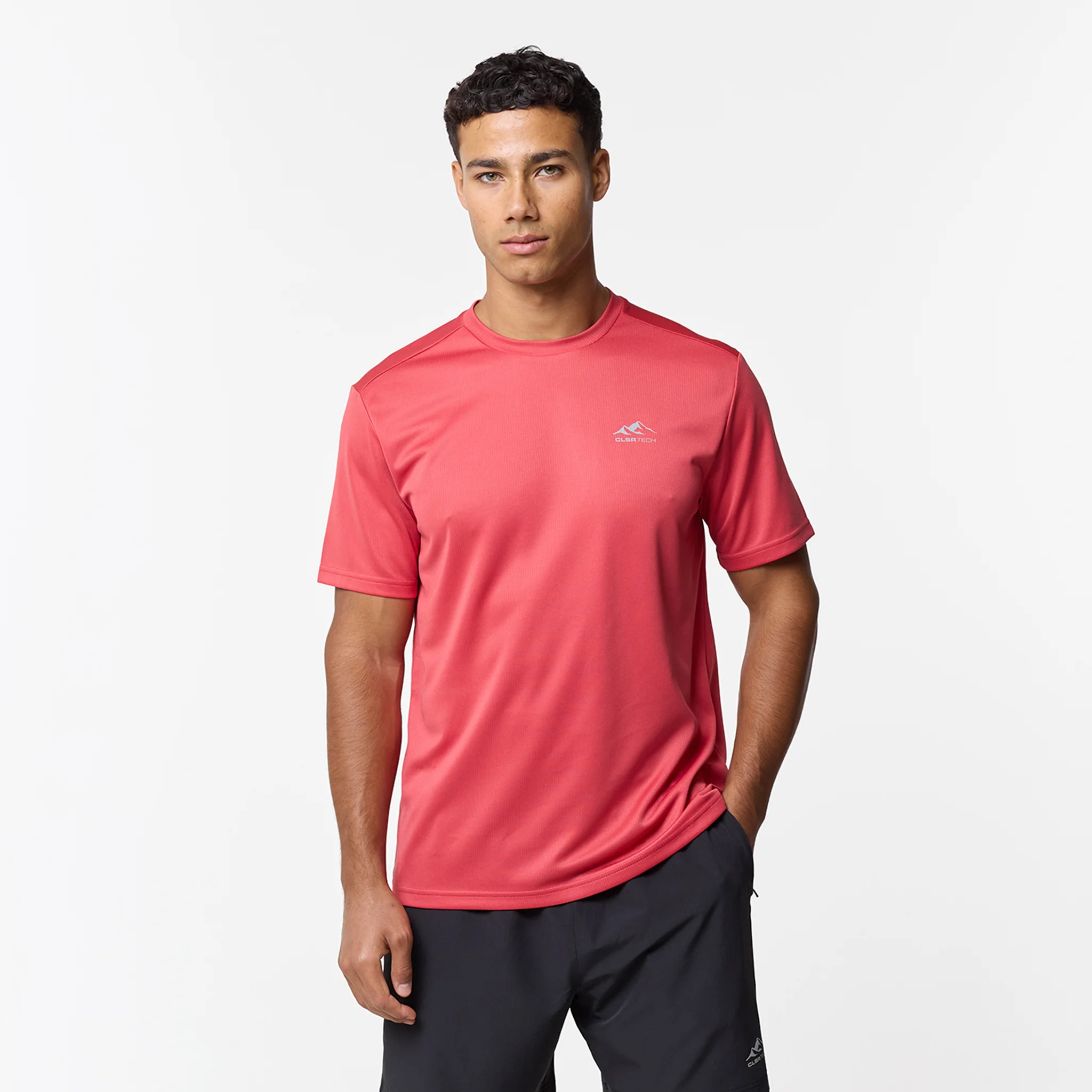 Pace Performance T-Shirt | Coral Red - Image 4