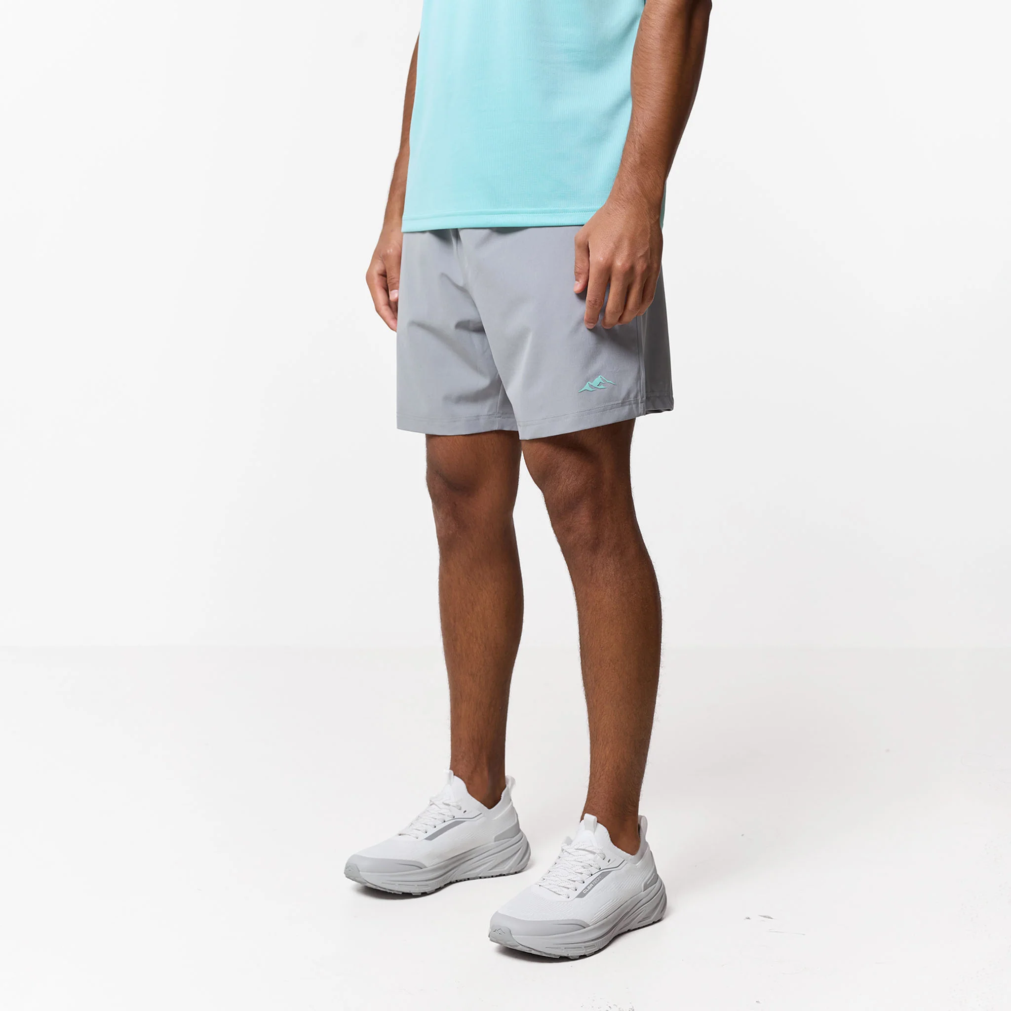 Pace Performance Twinset | Aqua Blue/Ice Grey - Image 3