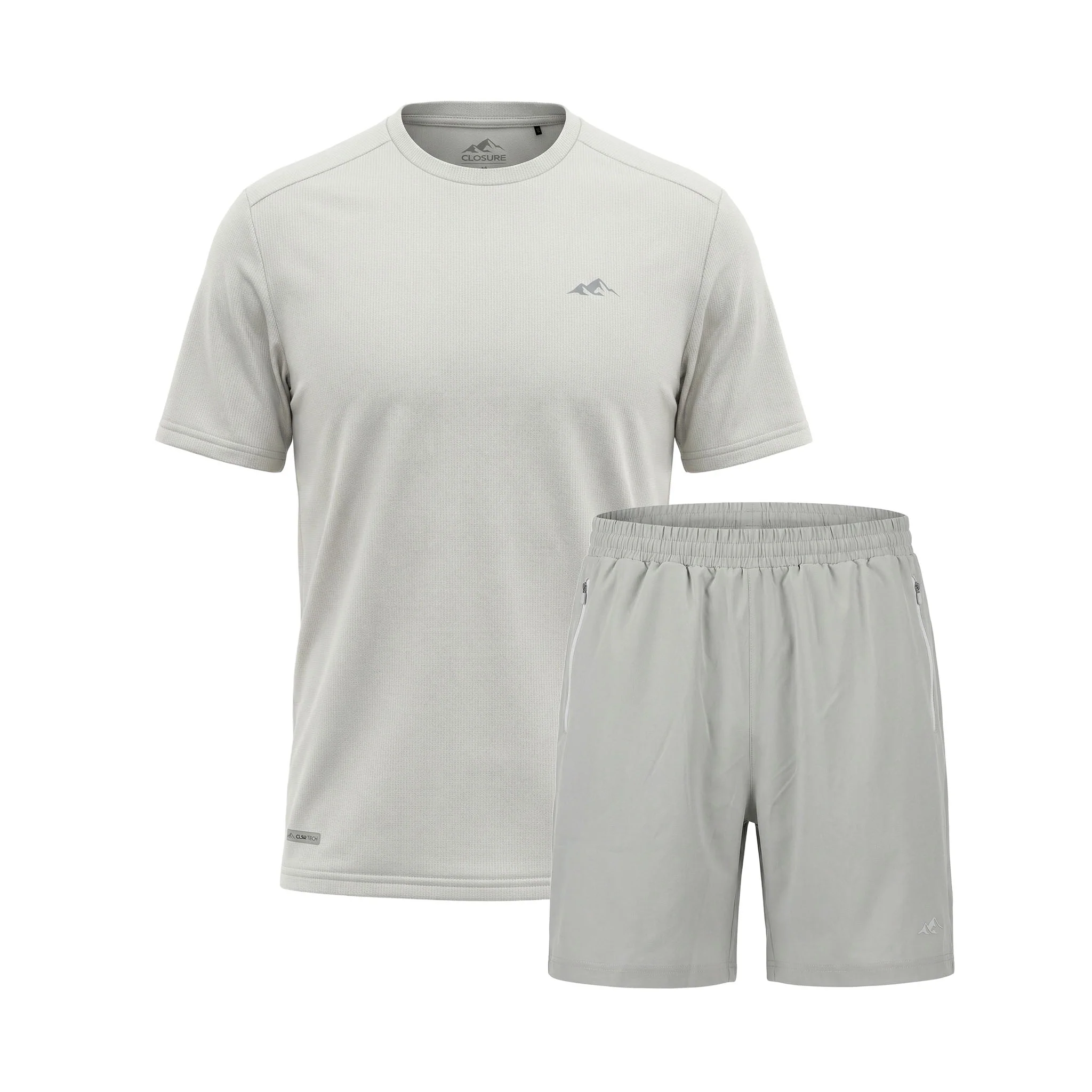 Pace Performance Twinset | Light Sand/Fossil - Image 10