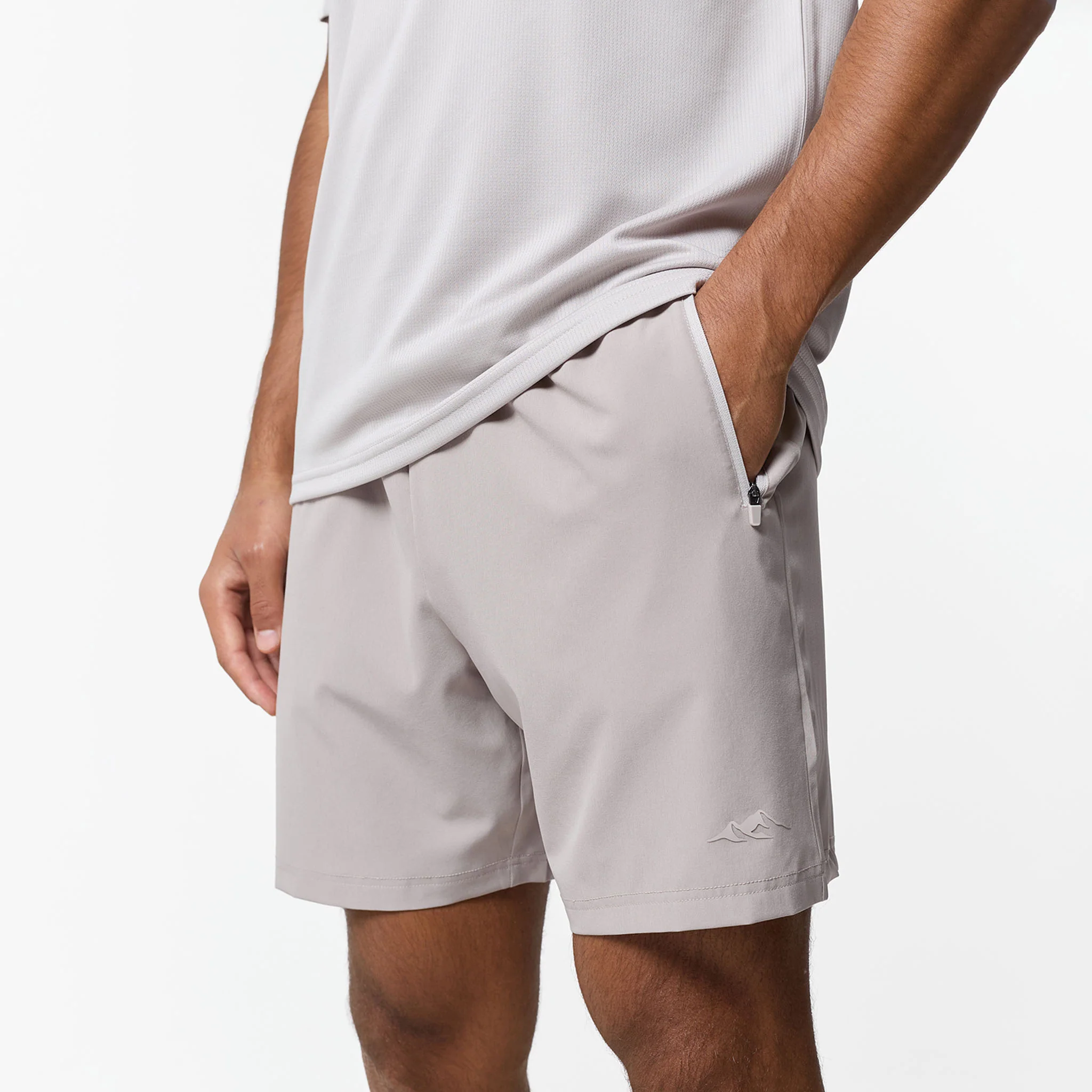 Pace Performance Twinset | Light Sand/Fossil - Image 3