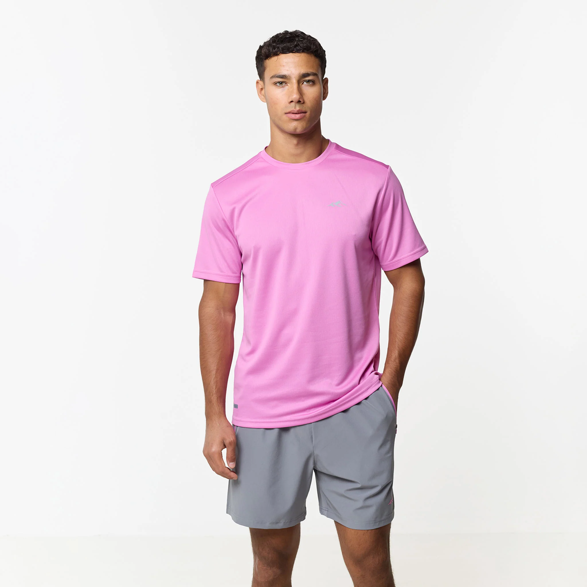 Pace Performance Twinset | Pink/Iron Grey - Image 6