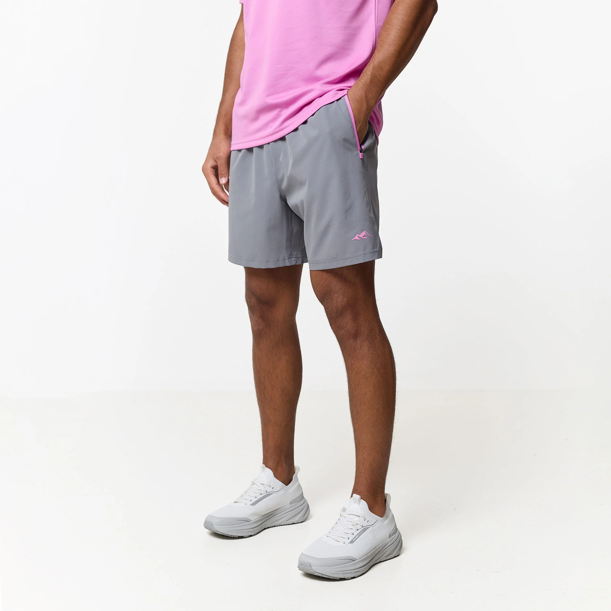 Pace Performance Twinset | Pink/Iron Grey - Image 7
