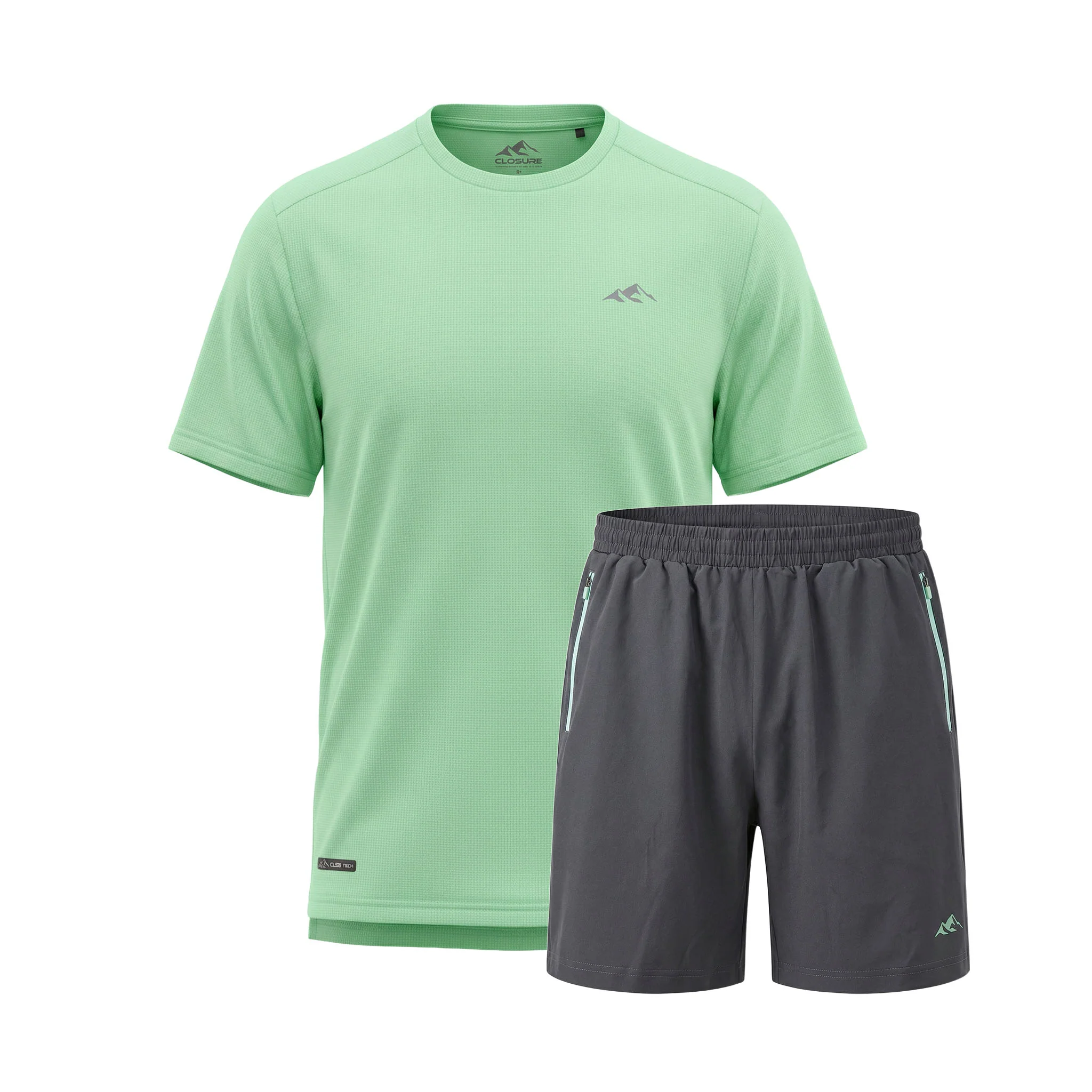 Pace Performance Twinset  | Vapour Green/Charcoal - Image 11