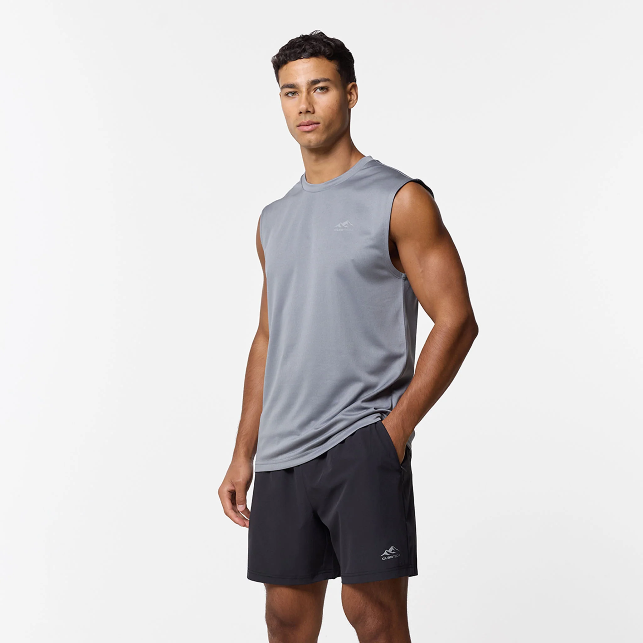 Pace Performance Vest Twinset | Iron Grey/Black
