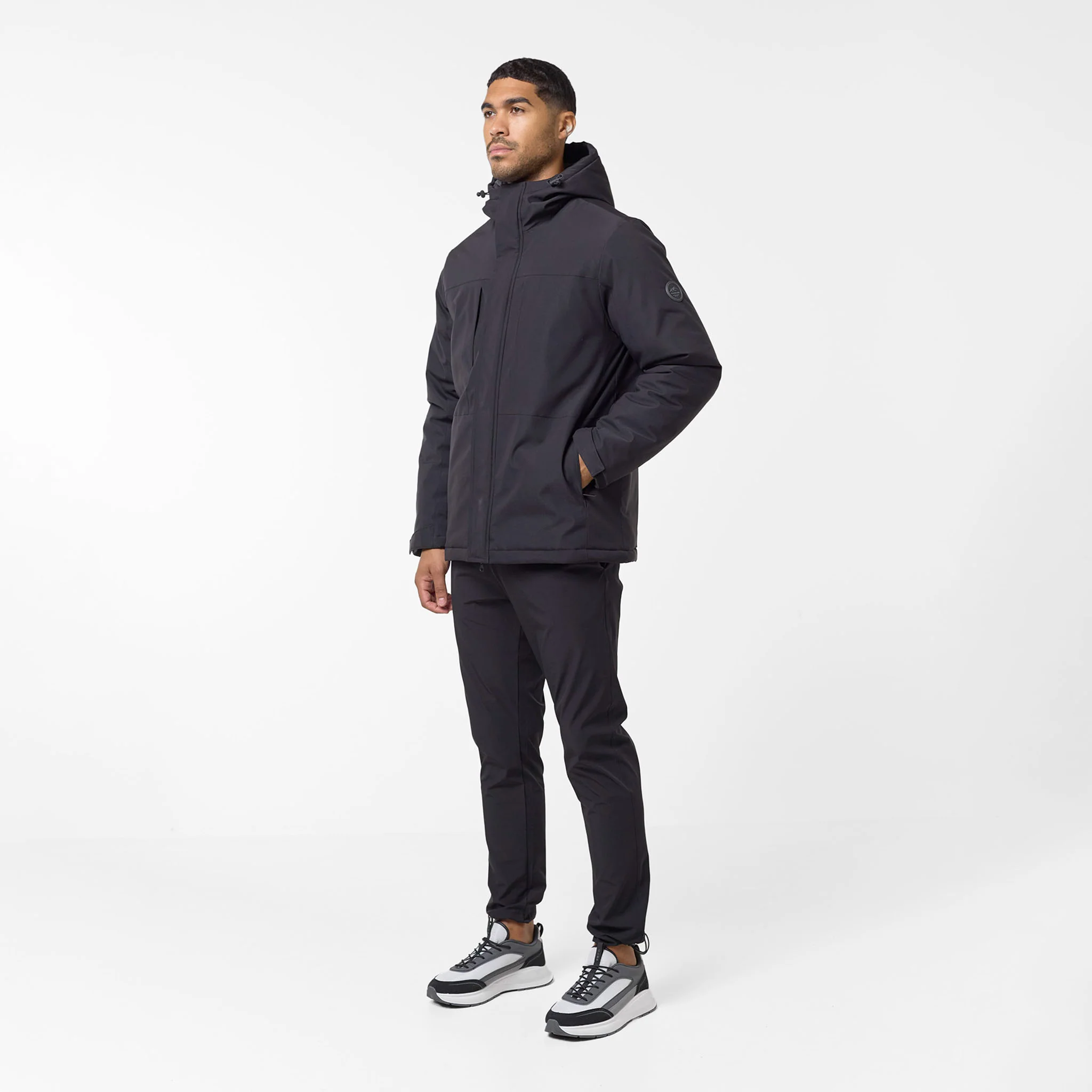 Panel Parka | Black - Image 7