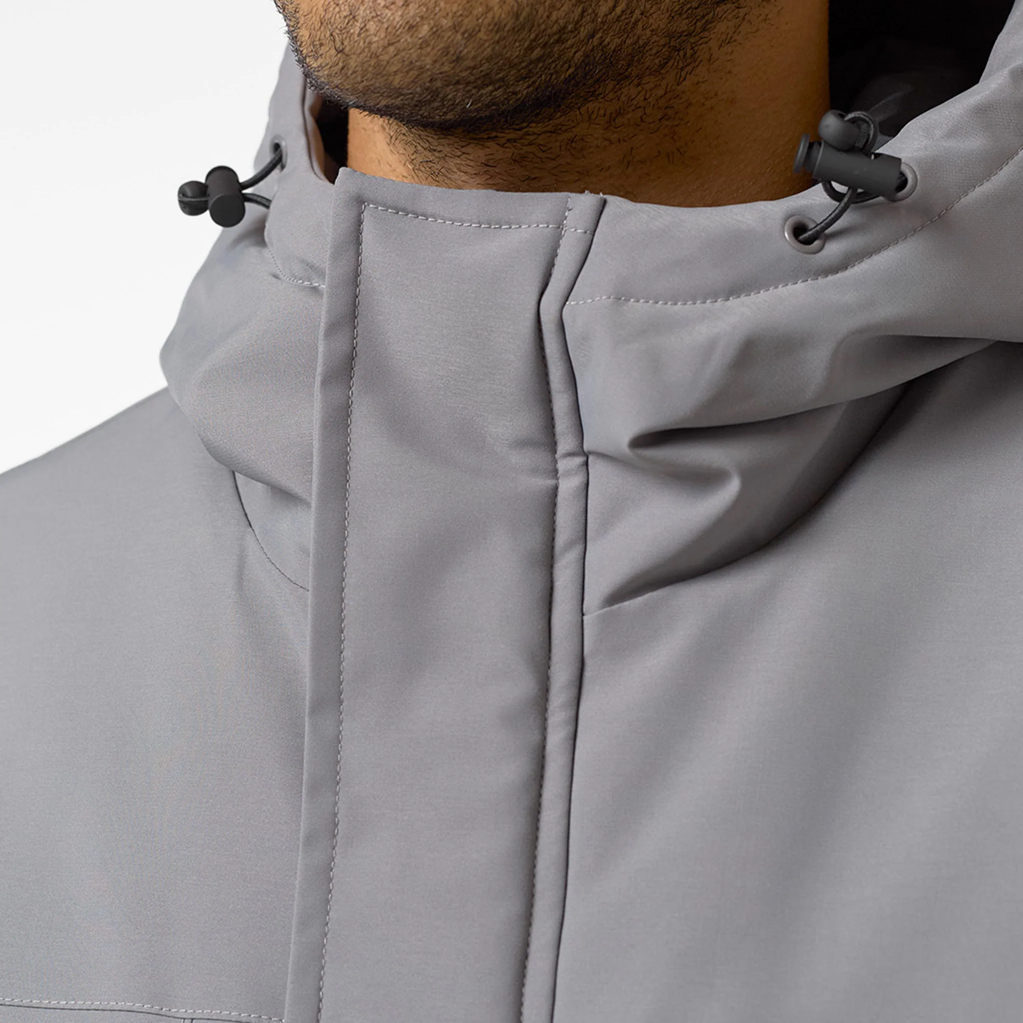 Panel Parka | Mid Grey - Image 6