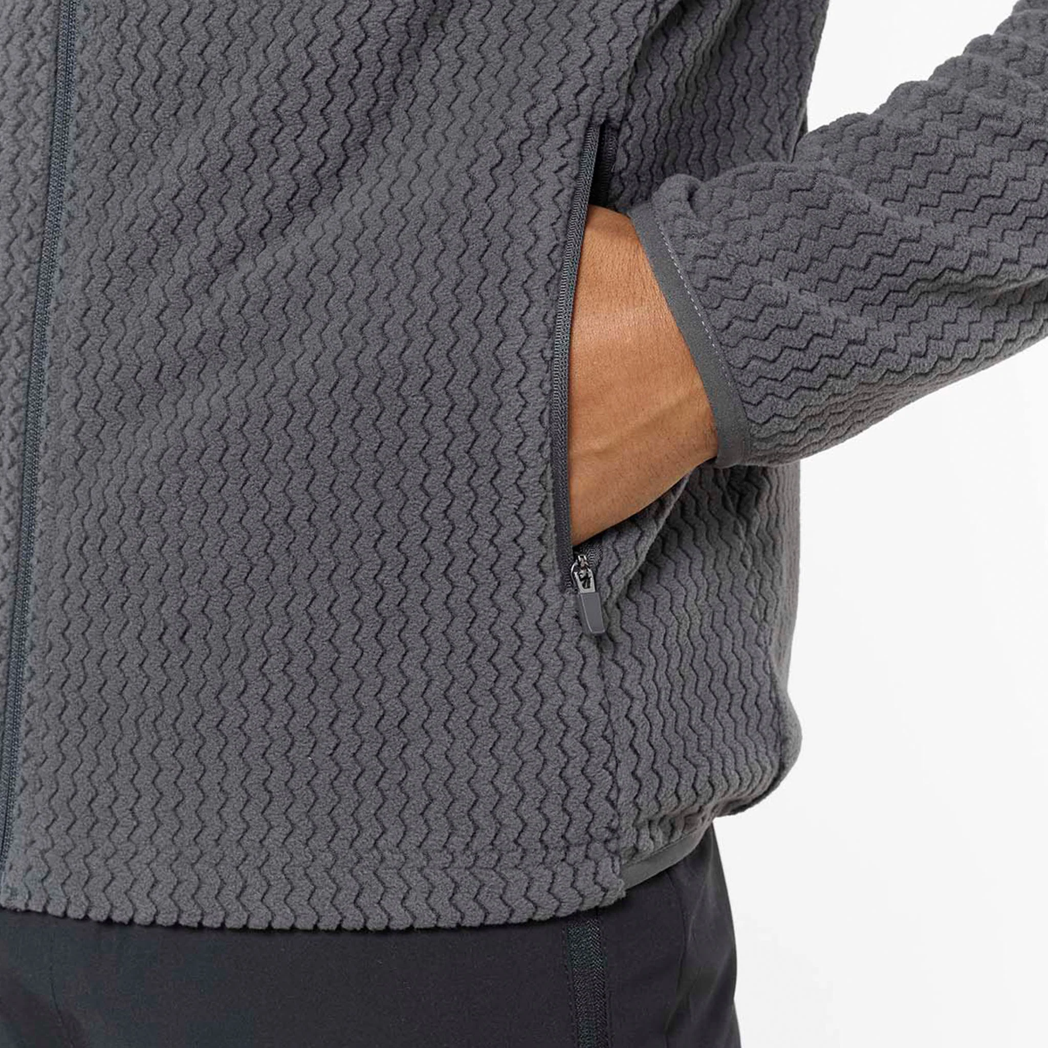 Peaks Polar Fleece Jacket | Charcoal - Image 2