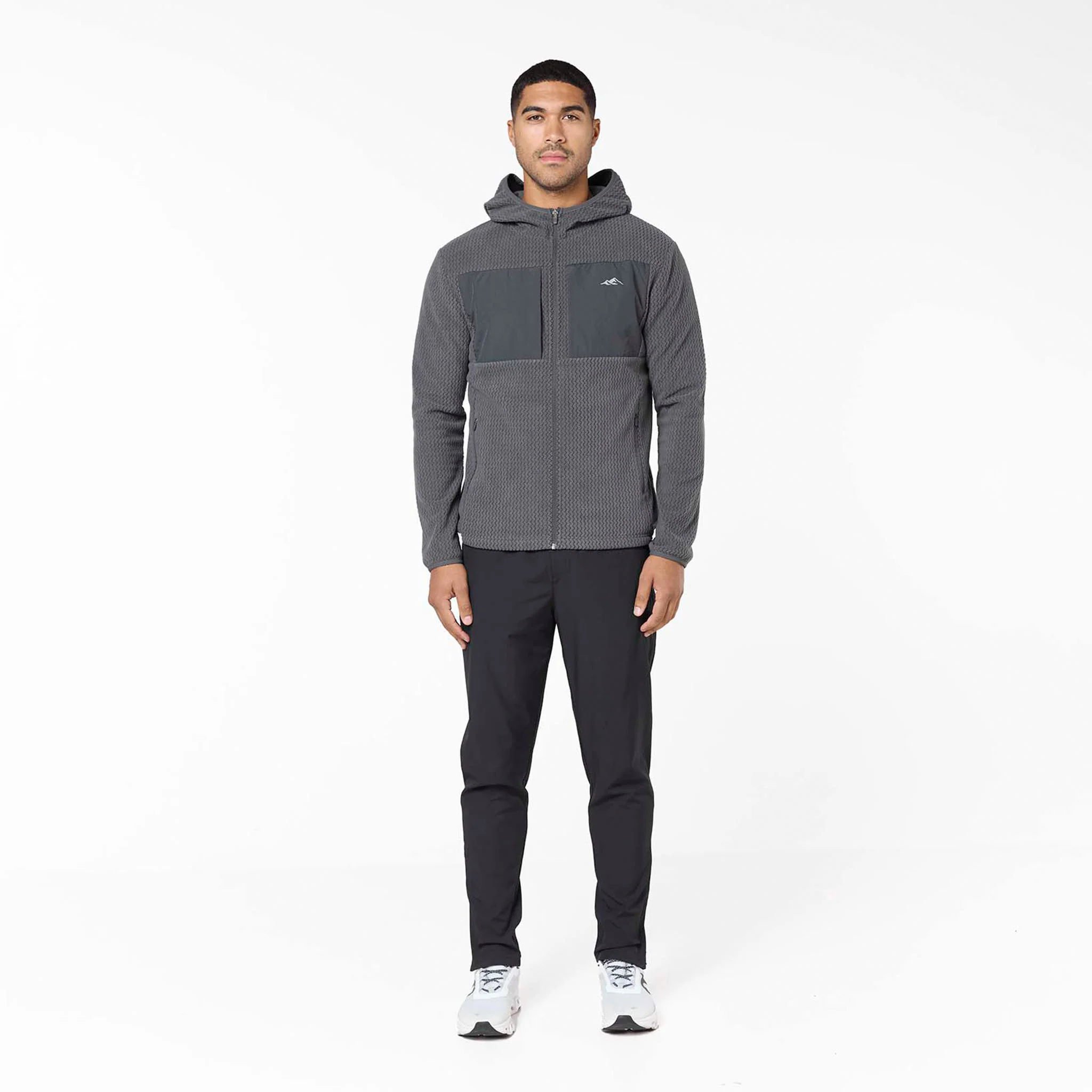 Peaks Polar Fleece Jacket | Charcoal - Image 4