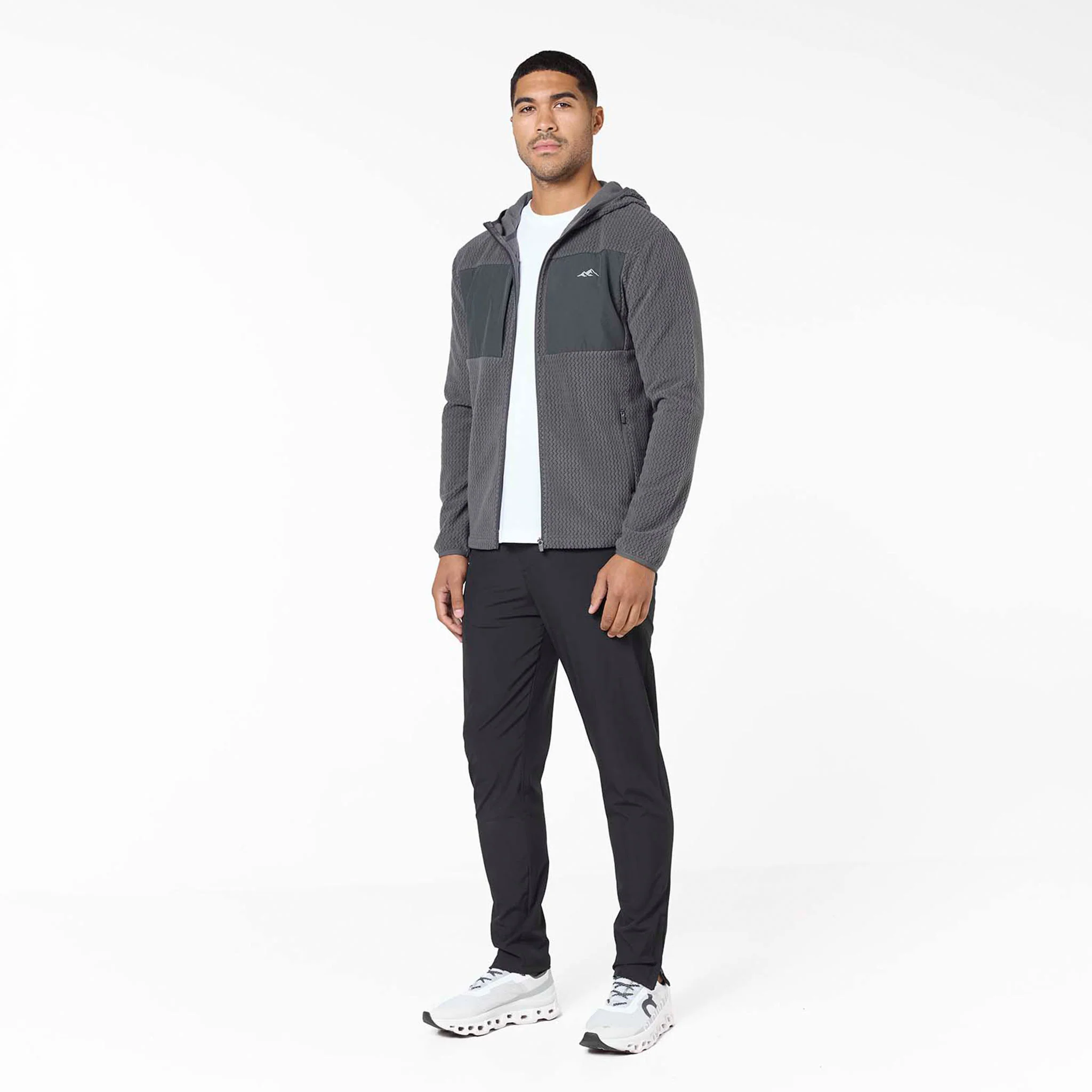 Peaks Polar Fleece Jacket | Charcoal - Image 7