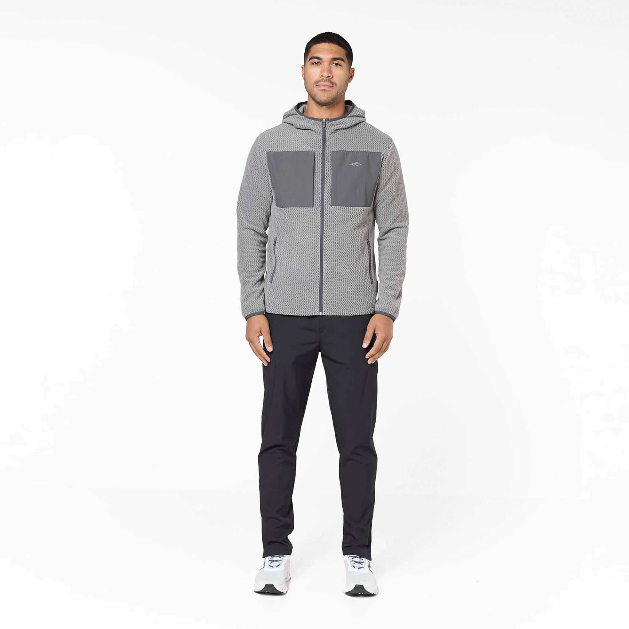 Peaks Polar Fleece Jacket | Mid Grey - Image 2