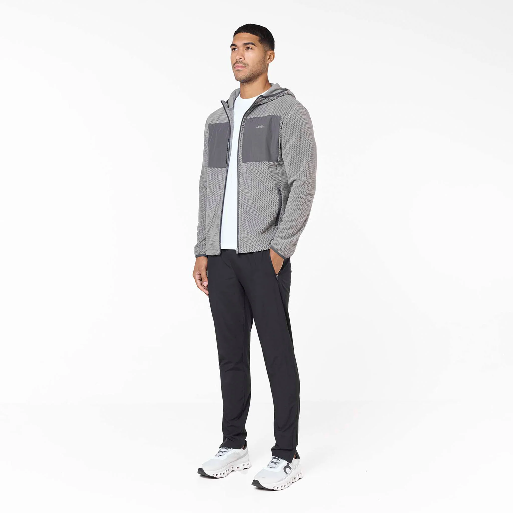 Peaks Polar Fleece Jacket | Mid Grey - Image 7
