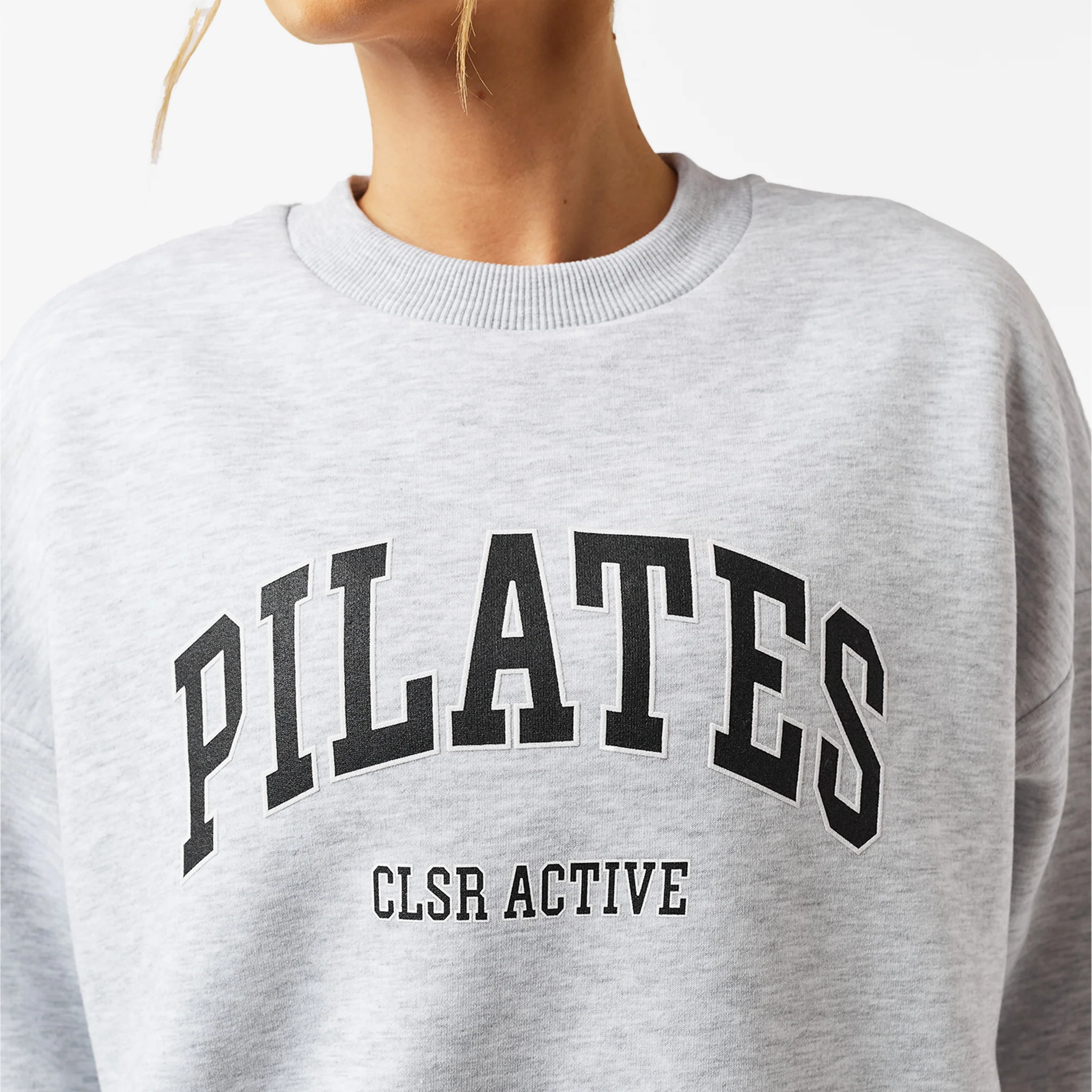 Pilates Sweatshirt | Grey Marl - Image 3
