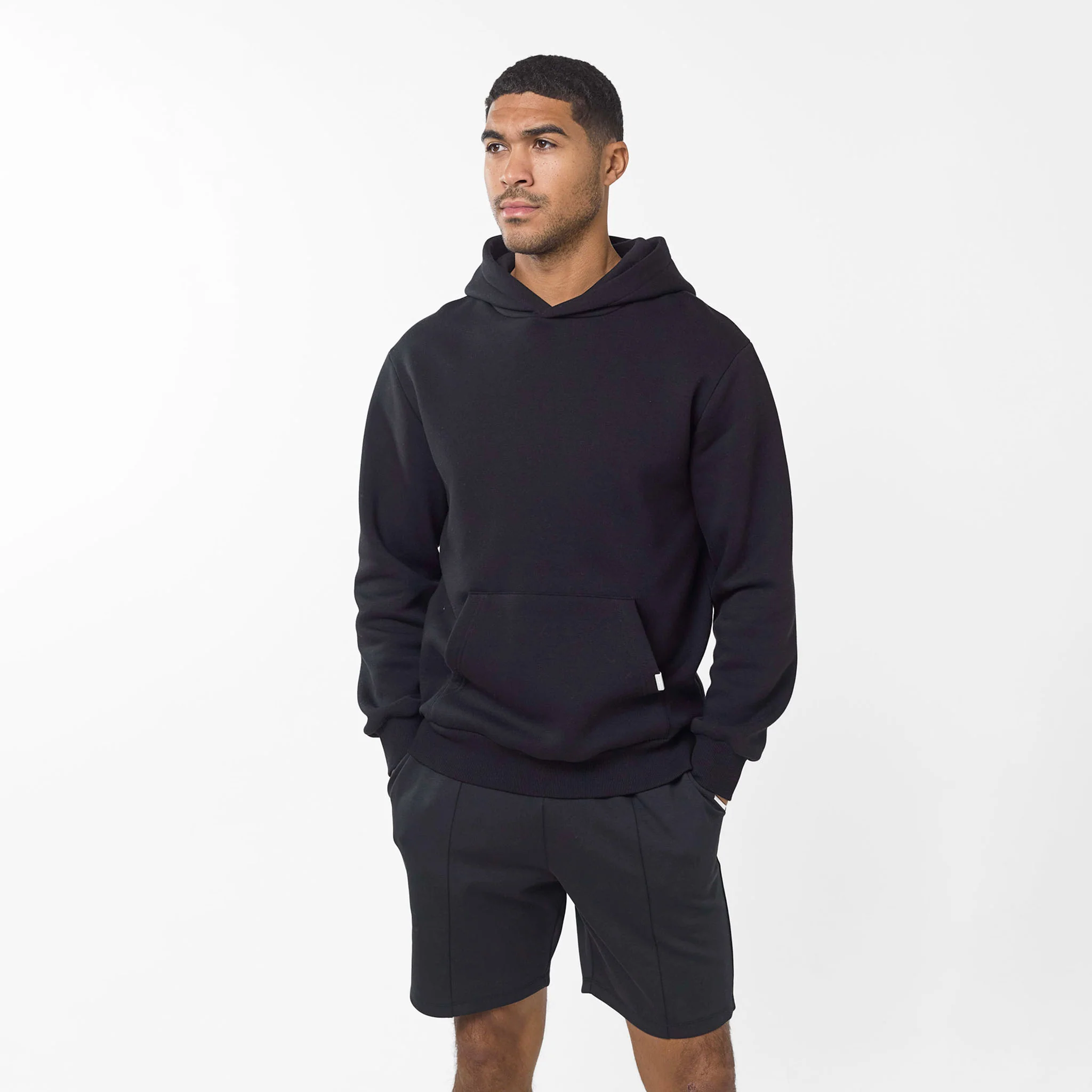 Pleated Core Twinset | Black