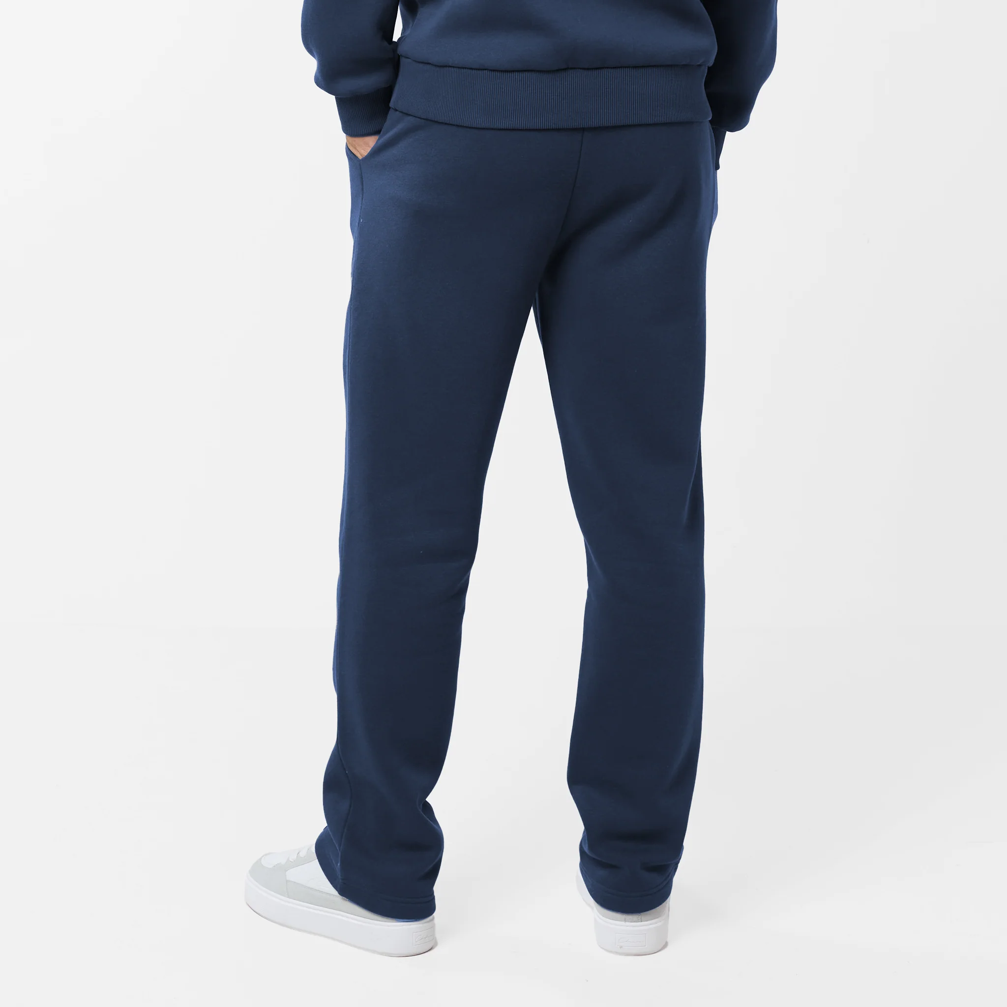 Pleated Open Hem Jogger | Midnight - Image 3