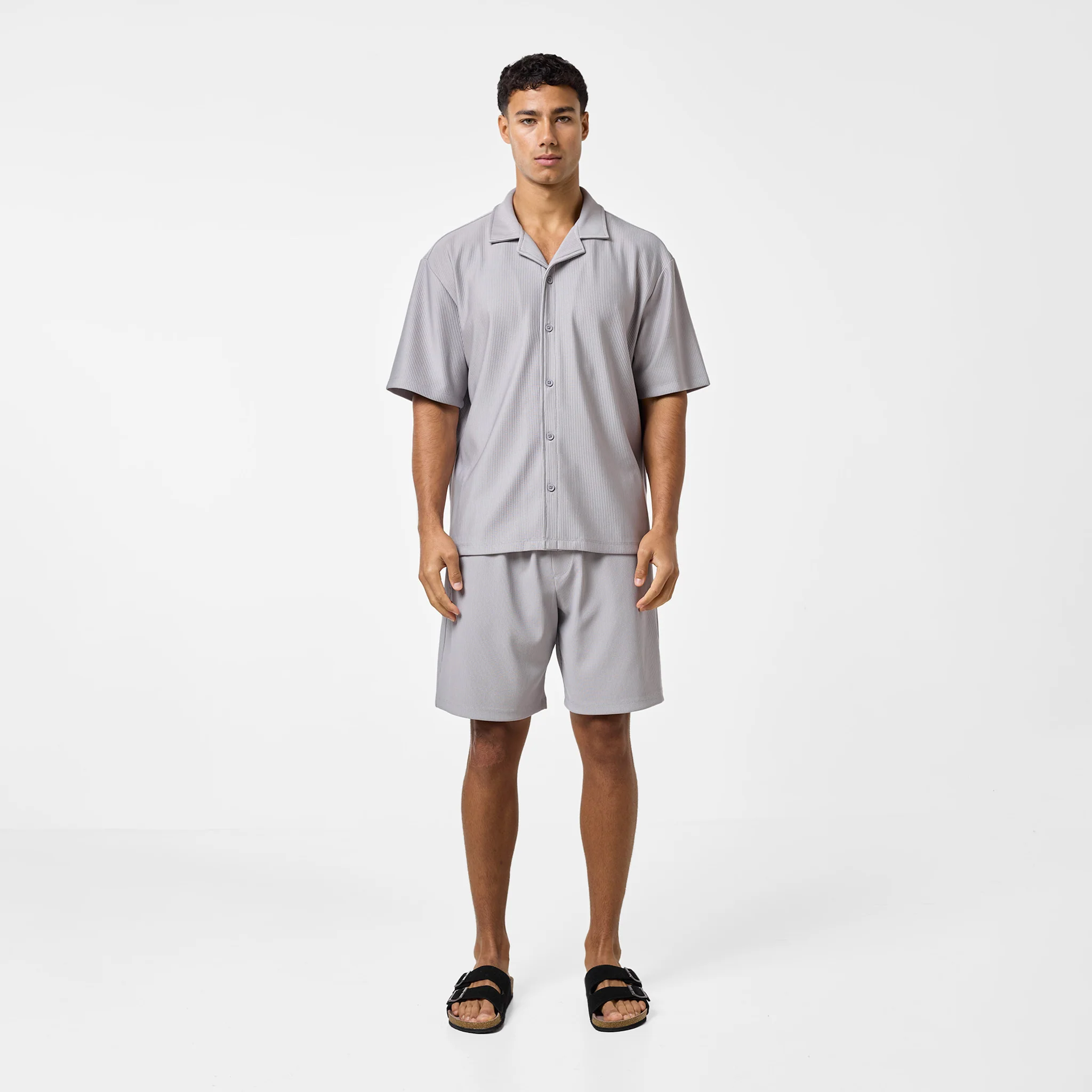 Pleated Shirt | Frost Grey - Image 6