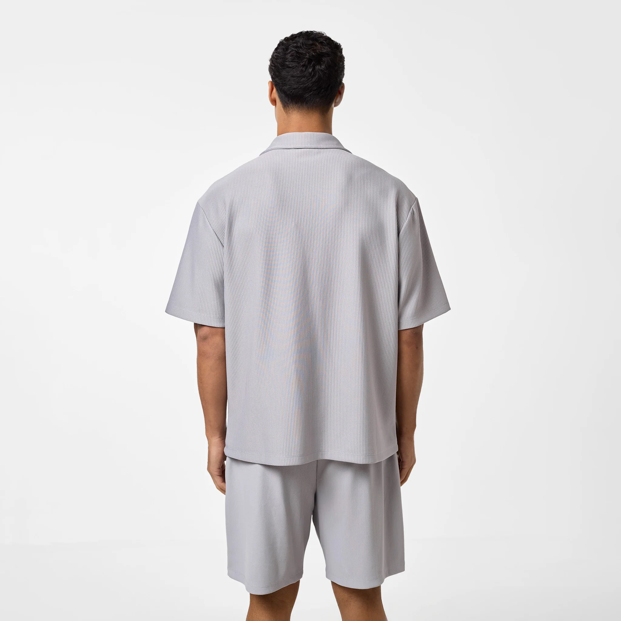 Pleated Shirt | Frost Grey - Image 9