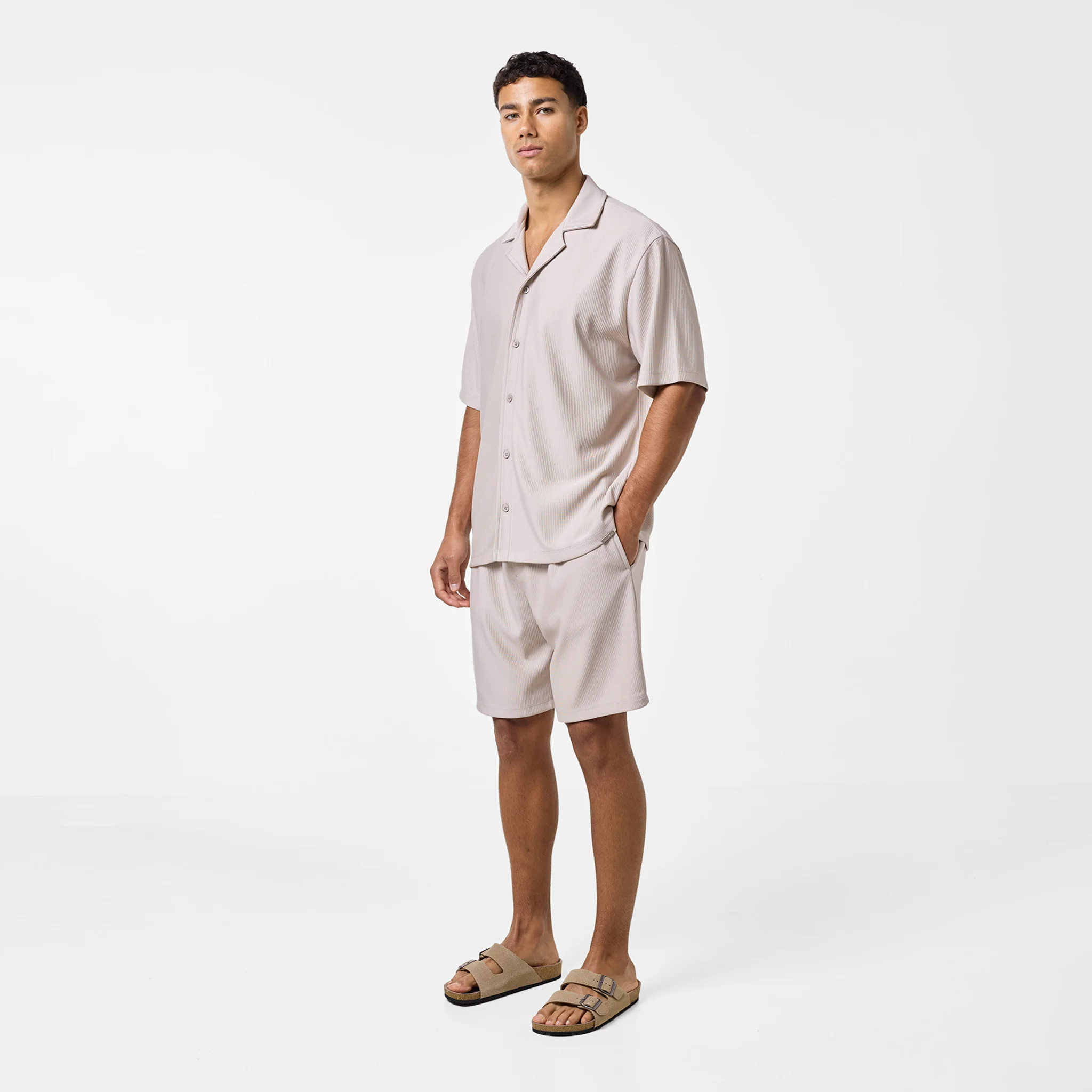 Pleated Short | Stone - Image 8