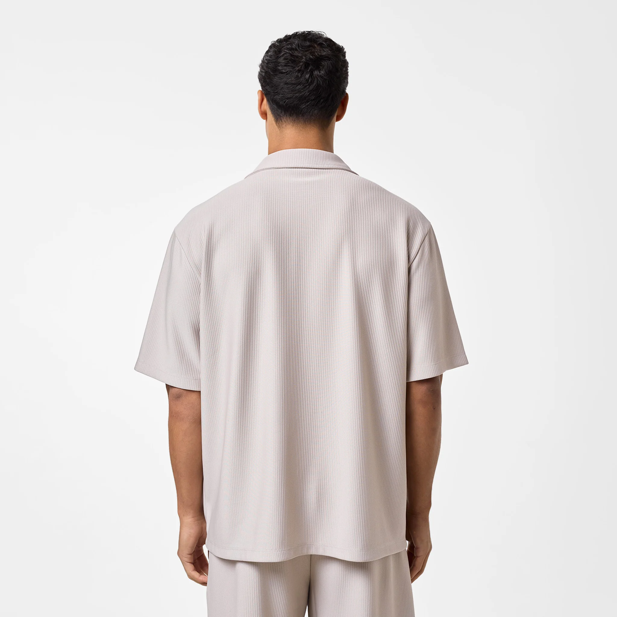 Pleated Twinset | Stone - Image 4