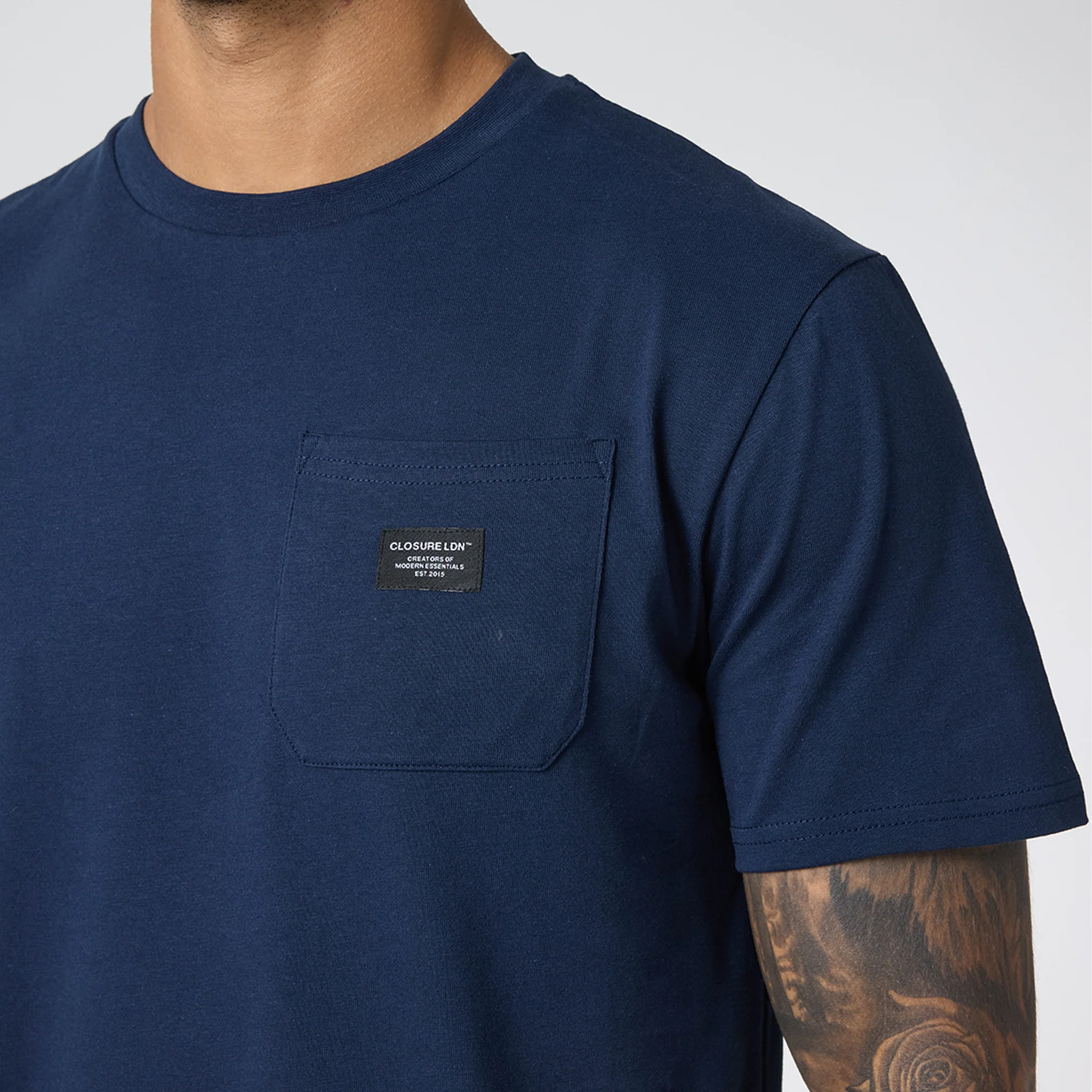 Pocket T-Shirt | Navy - Image 3