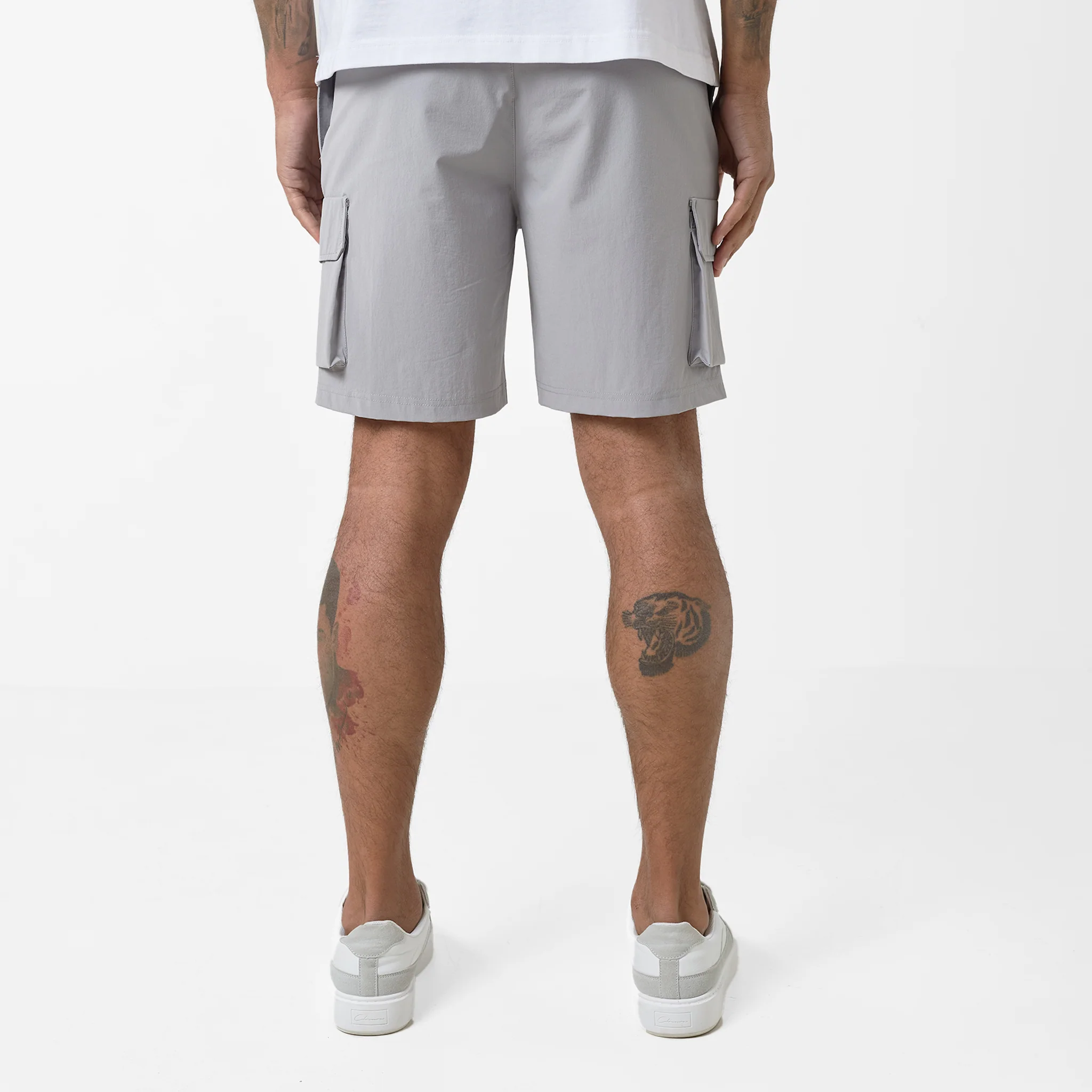 Premium Tech Cargo Short | Ice Grey - Image 8