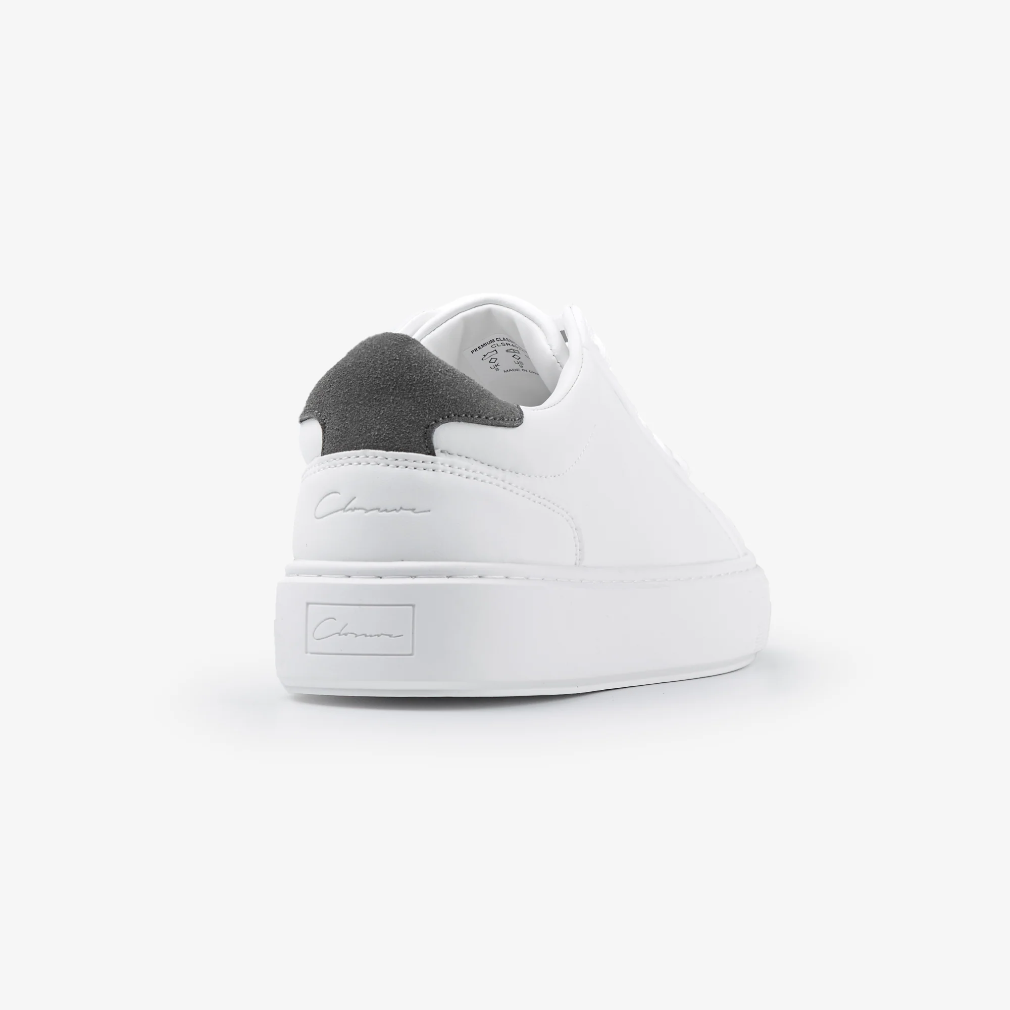 Premium Classic Trainer | White/Grey - Image 3