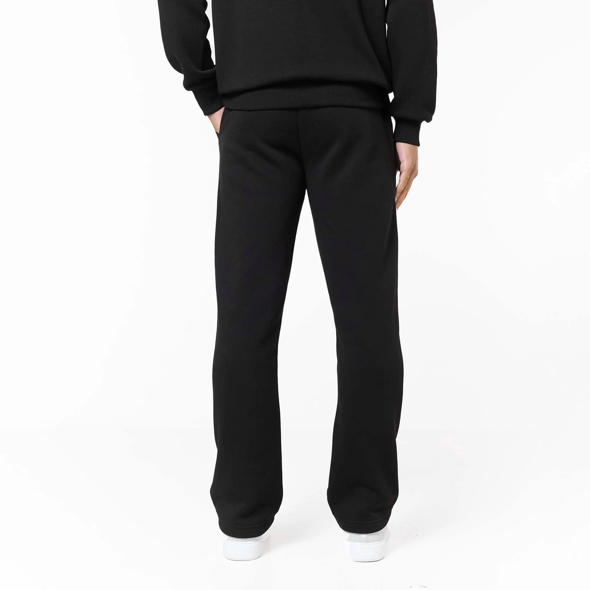 Premium Luxe Open Hem Tracksuit | Black - Image 6