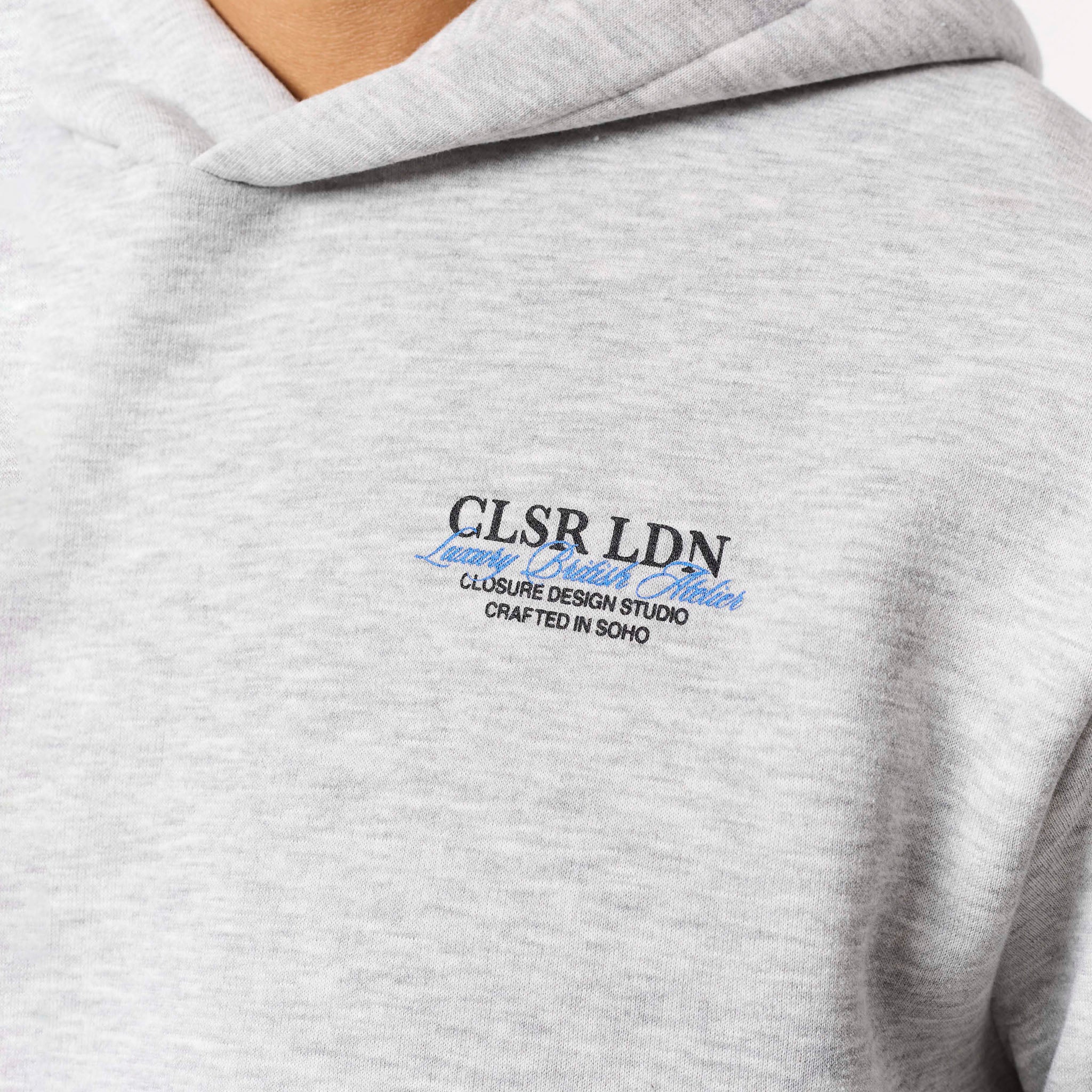 Premium Luxe Open Hem Tracksuit | Grey Marl - Image 3