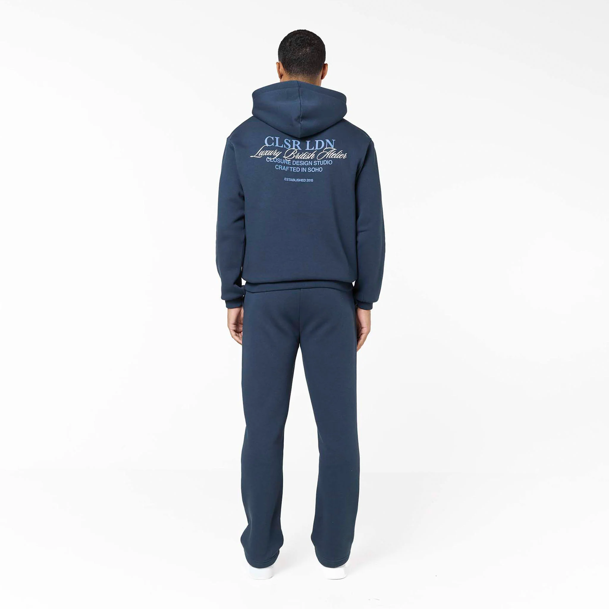 Premium Luxe Open Hem Tracksuit | Navy - Image 4