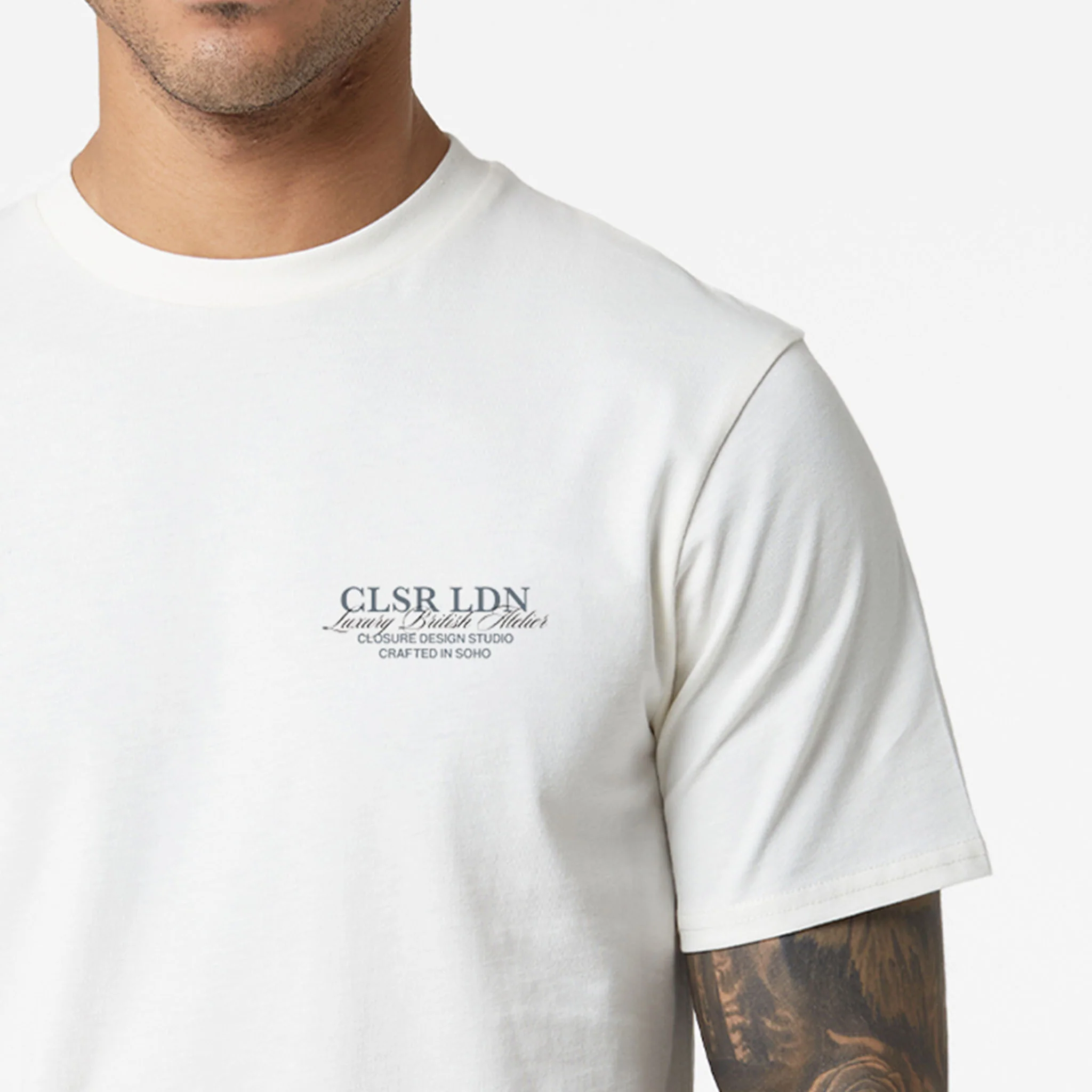 Premium Luxe Relaxed T-Shirt | Off White - Image 3