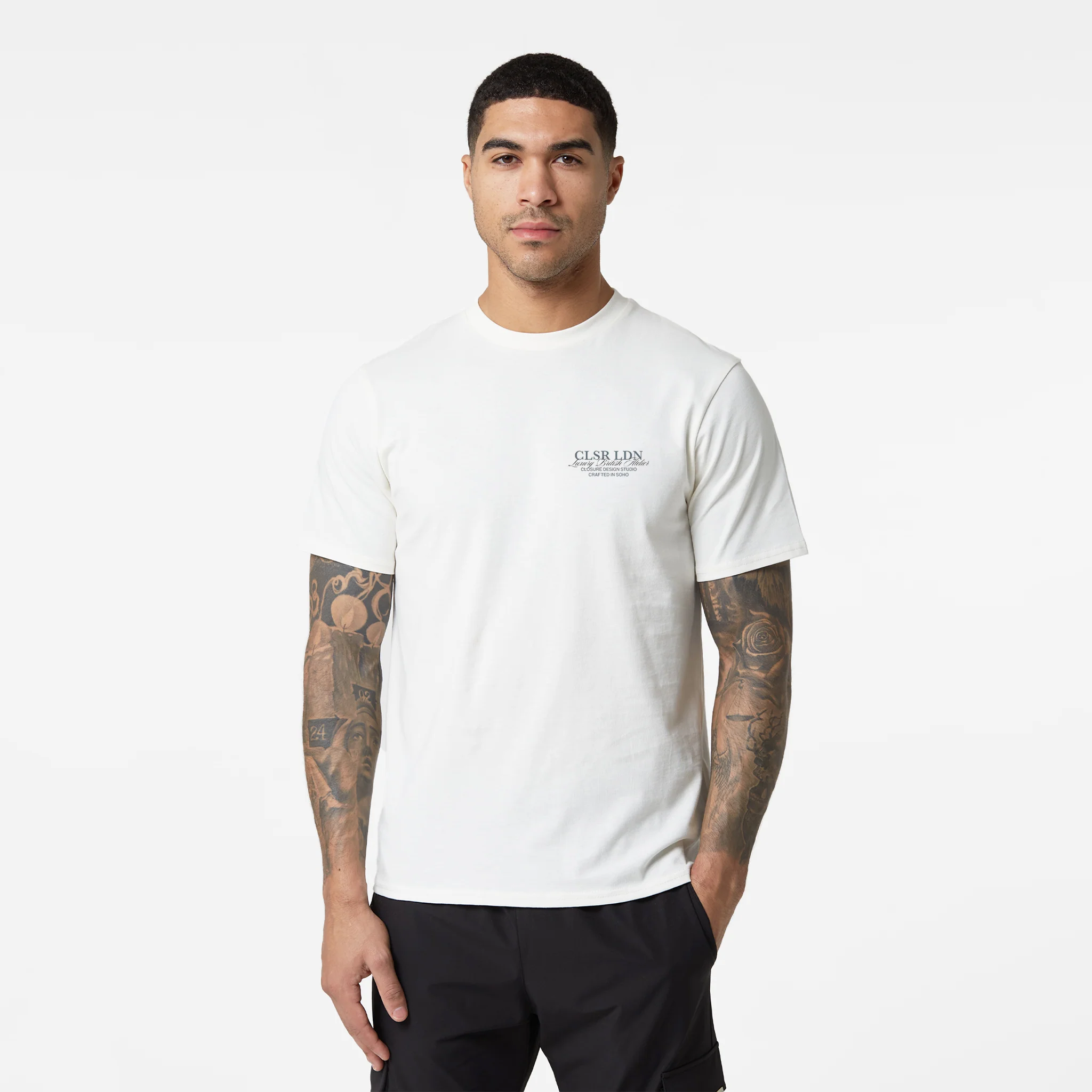 Premium Luxe Relaxed T-Shirt | Off White - Image 4