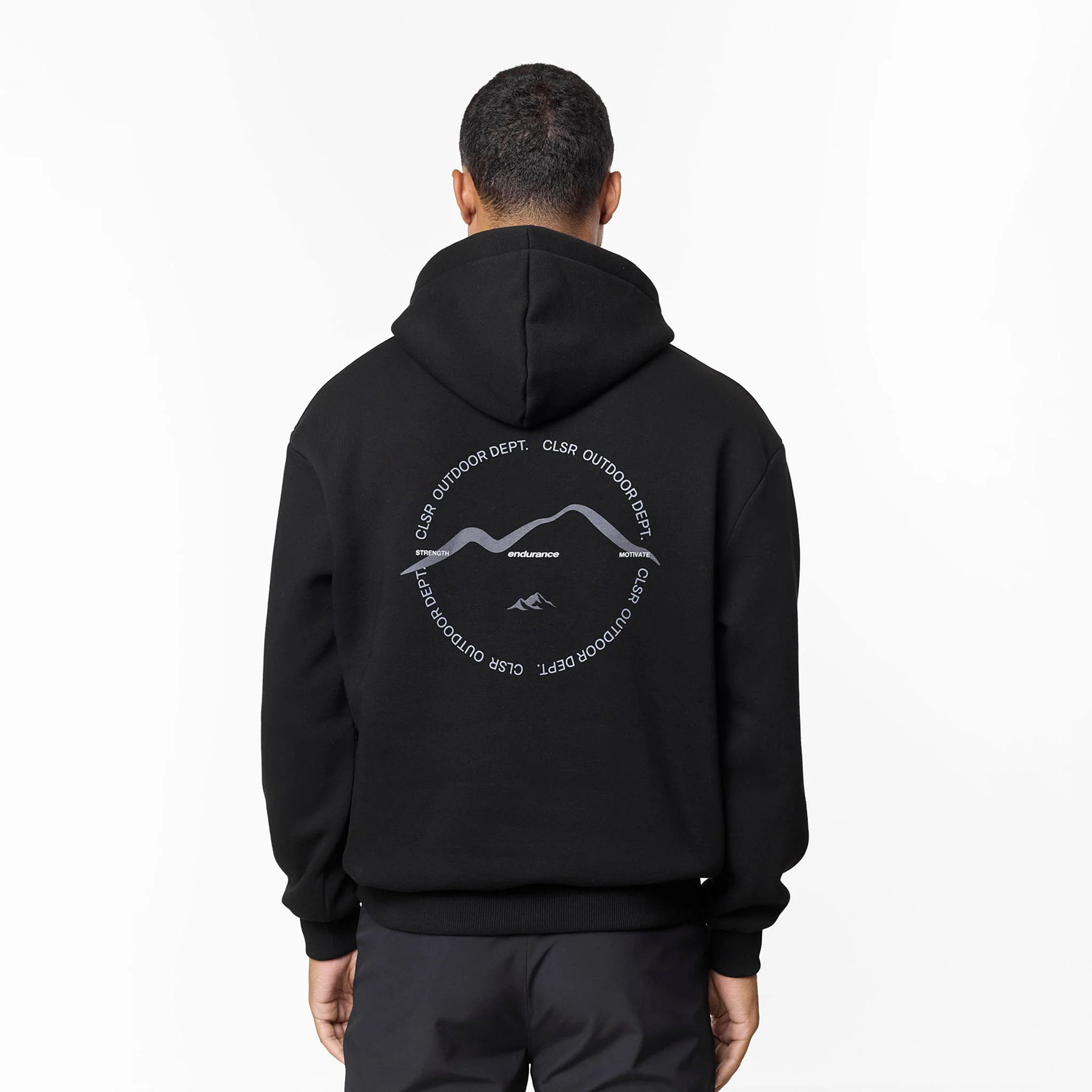 Premium Mountain Hoodie | Black