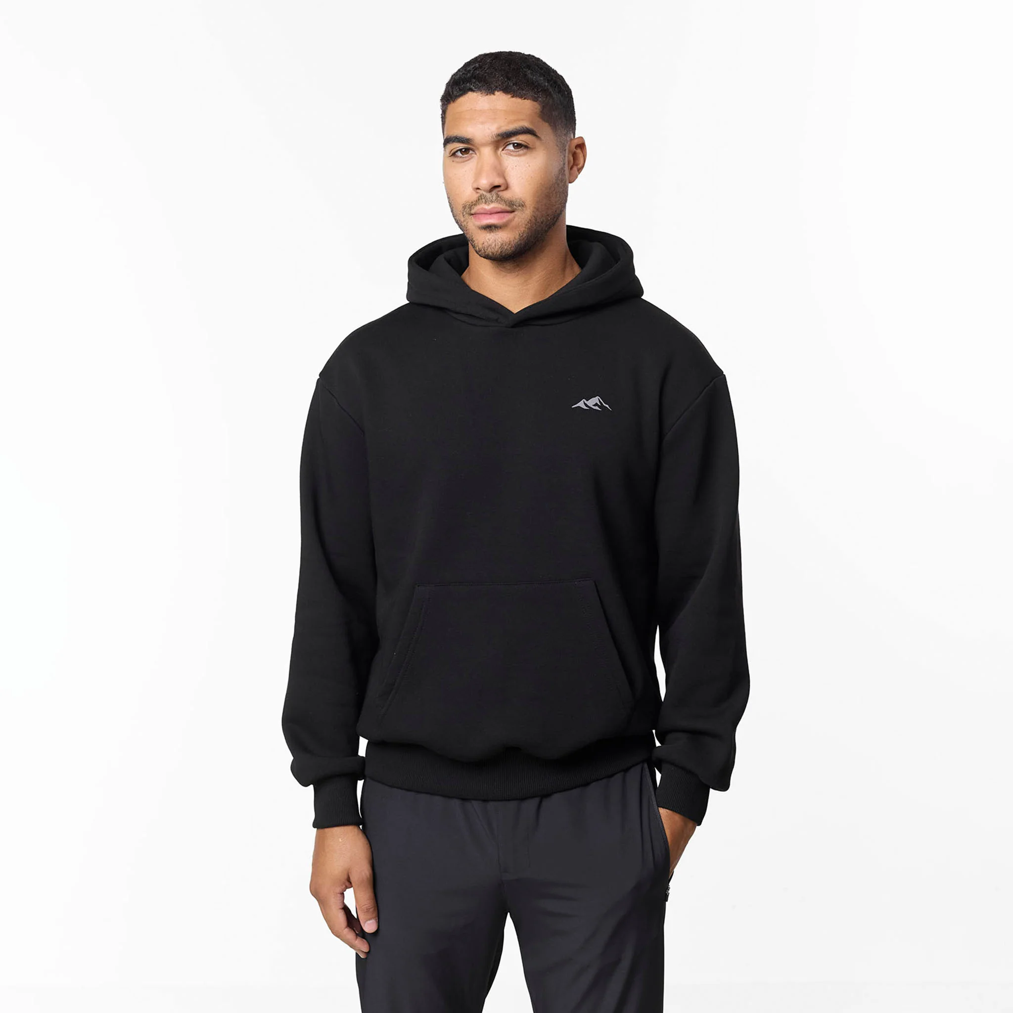 Premium Mountain Hoodie | Black - Image 3