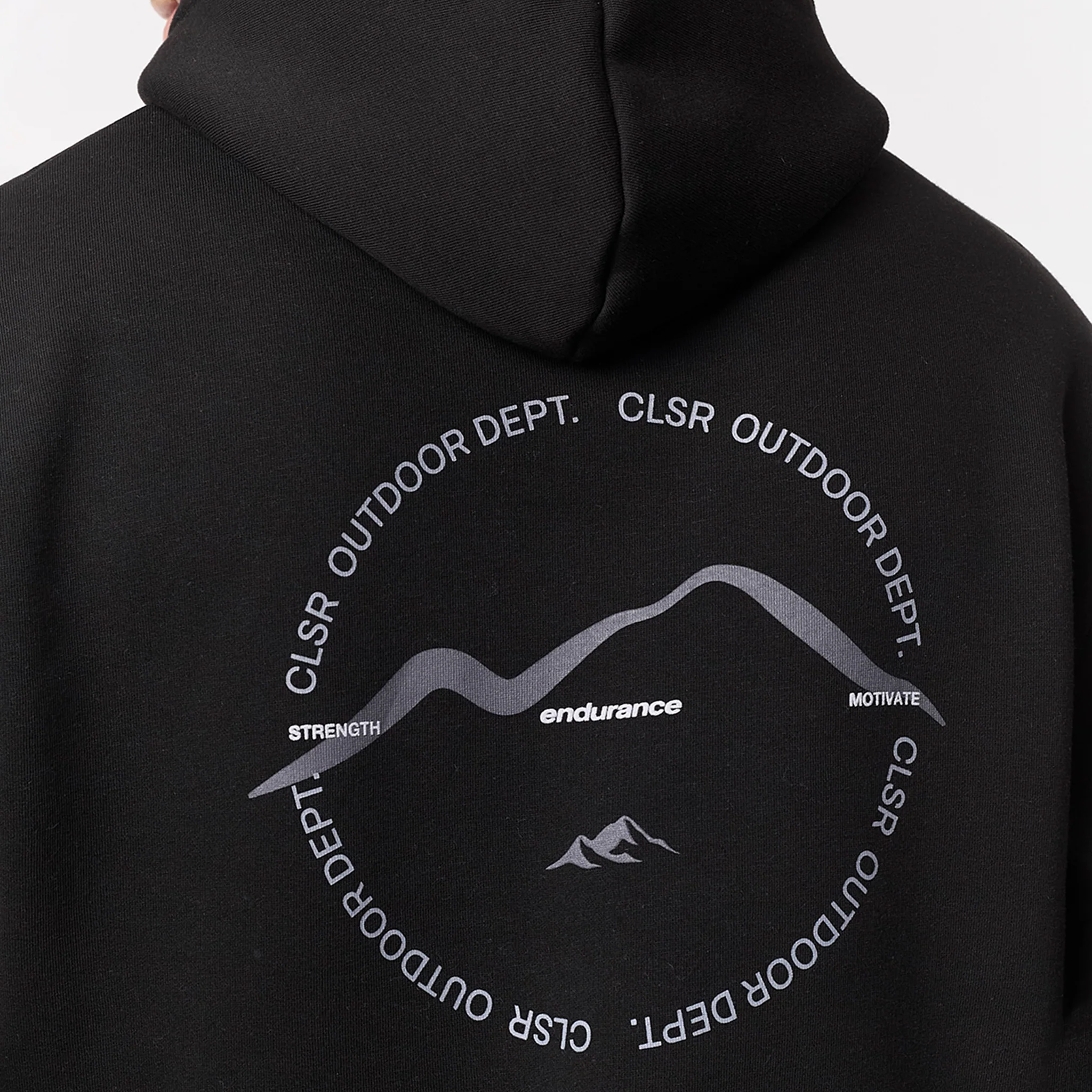 Premium Mountain Hoodie | Black - Image 4