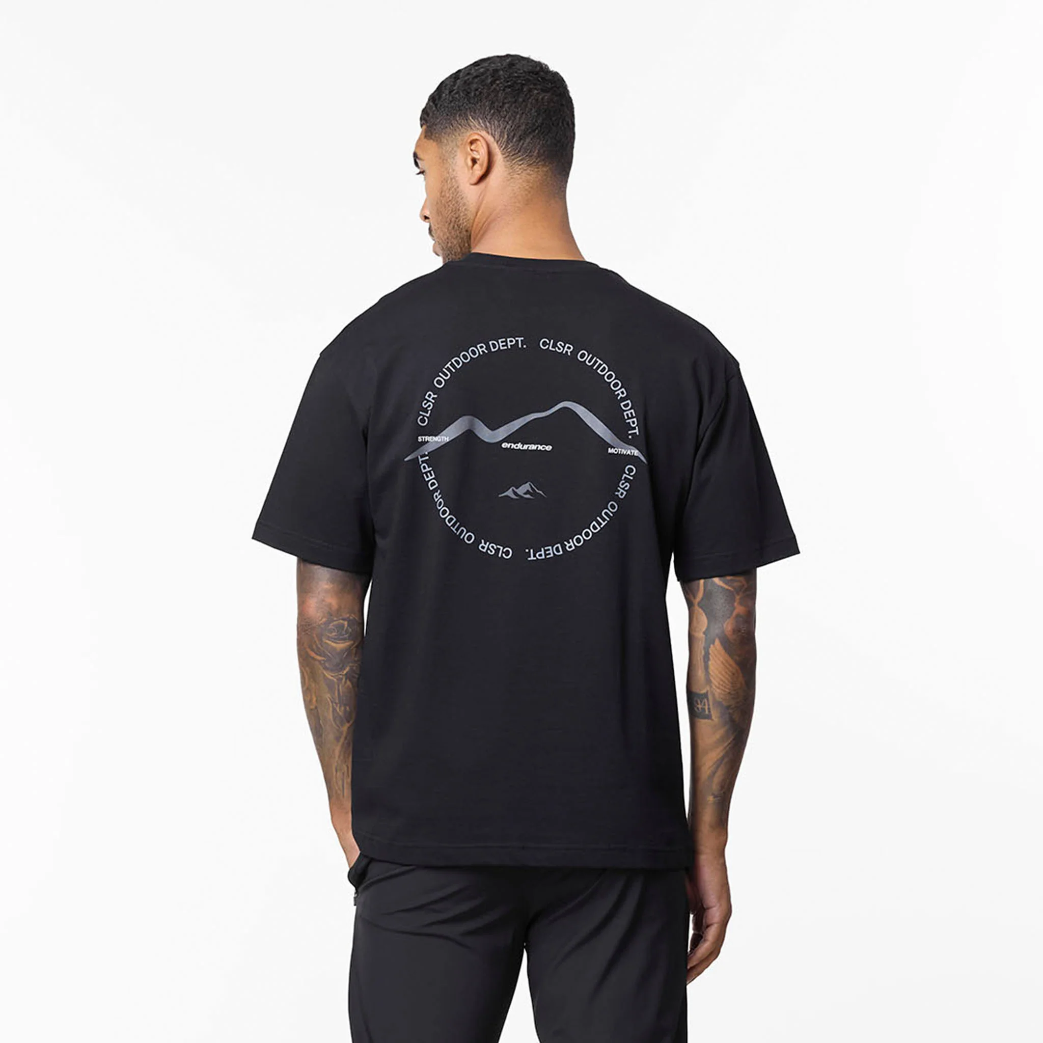 Premium Mountain T-Shirt | Black