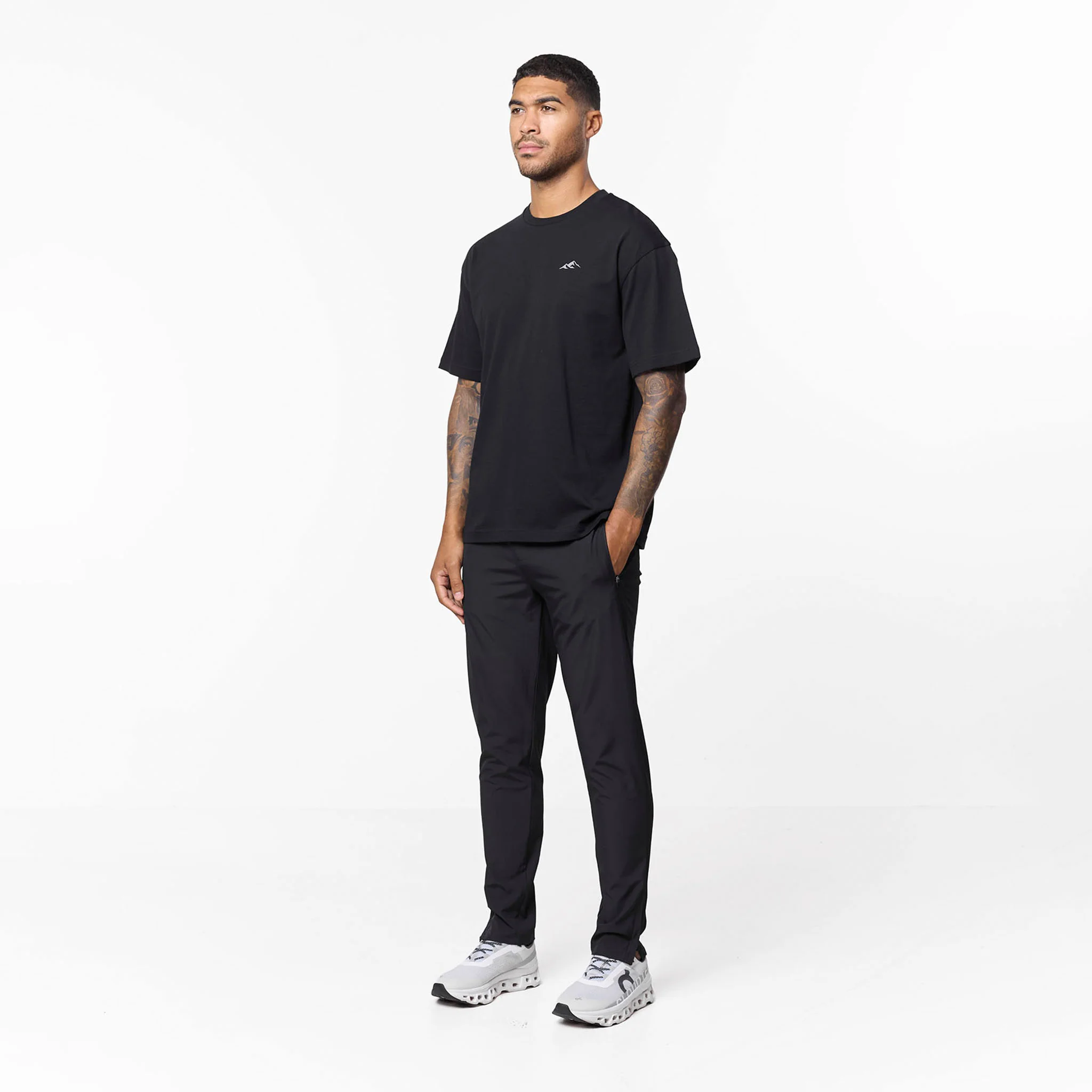 Premium Mountain T-Shirt | Black - Image 2