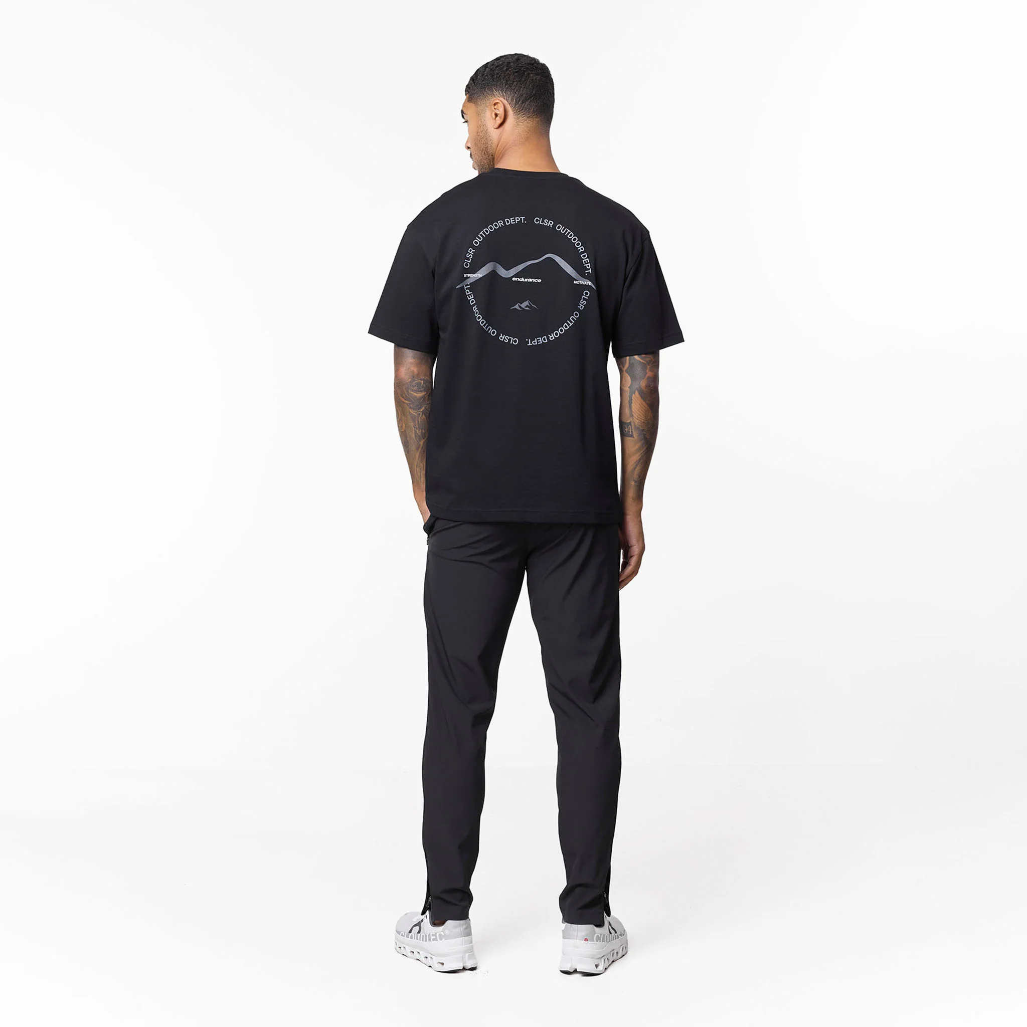 Premium Mountain T-Shirt | Black - Image 3