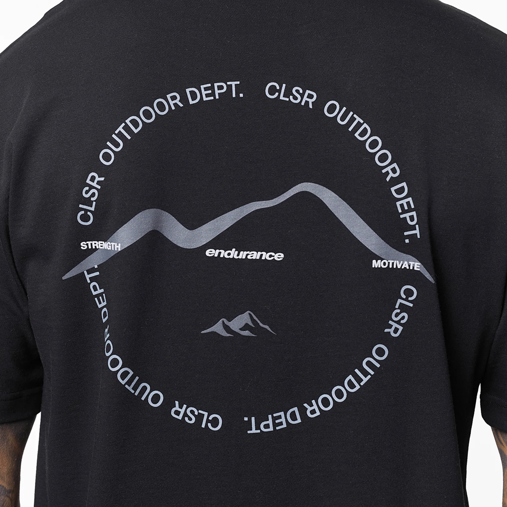 Premium Mountain T-Shirt | Black - Image 4