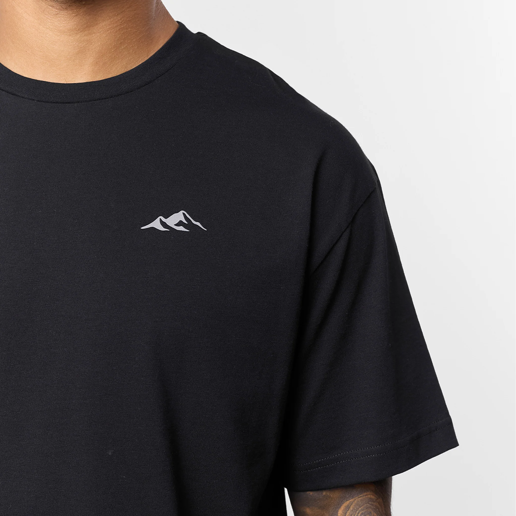 Premium Mountain T-Shirt | Black - Image 6