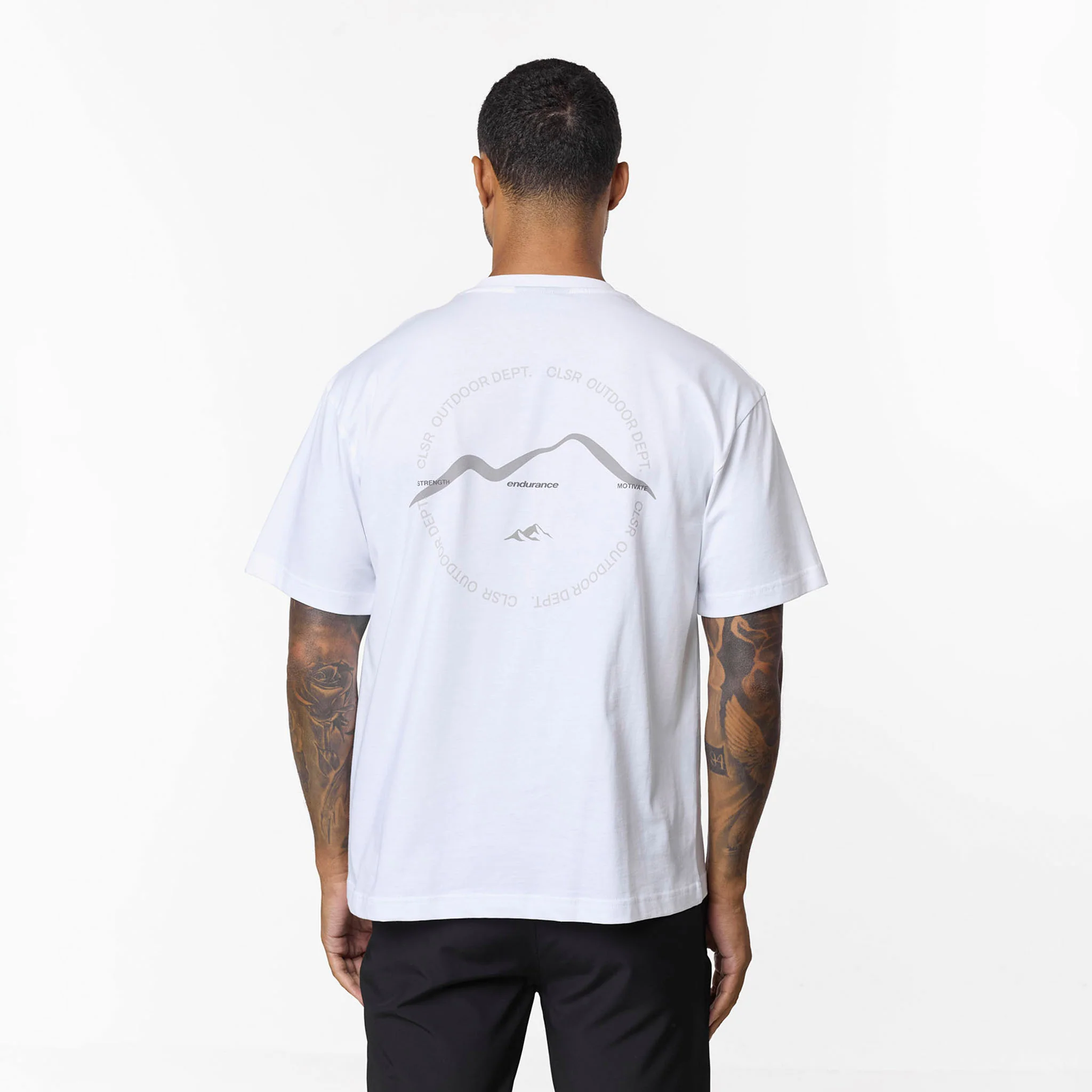 Premium Mountain T-Shirt | White