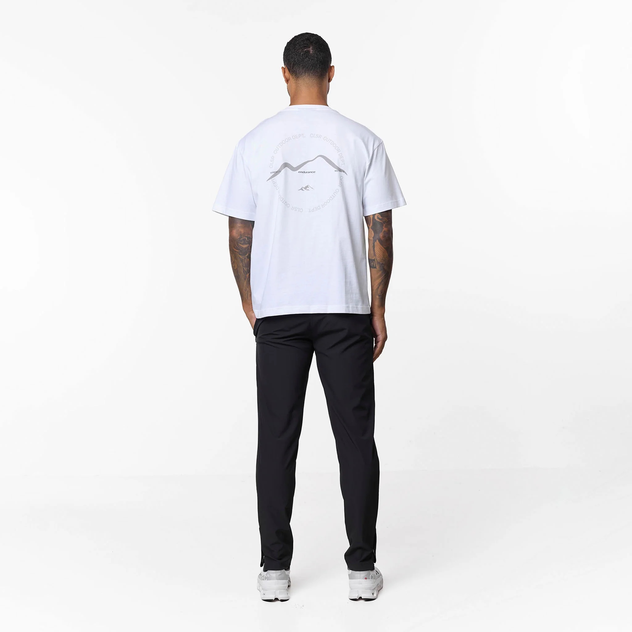 Premium Mountain T-Shirt | White - Image 3