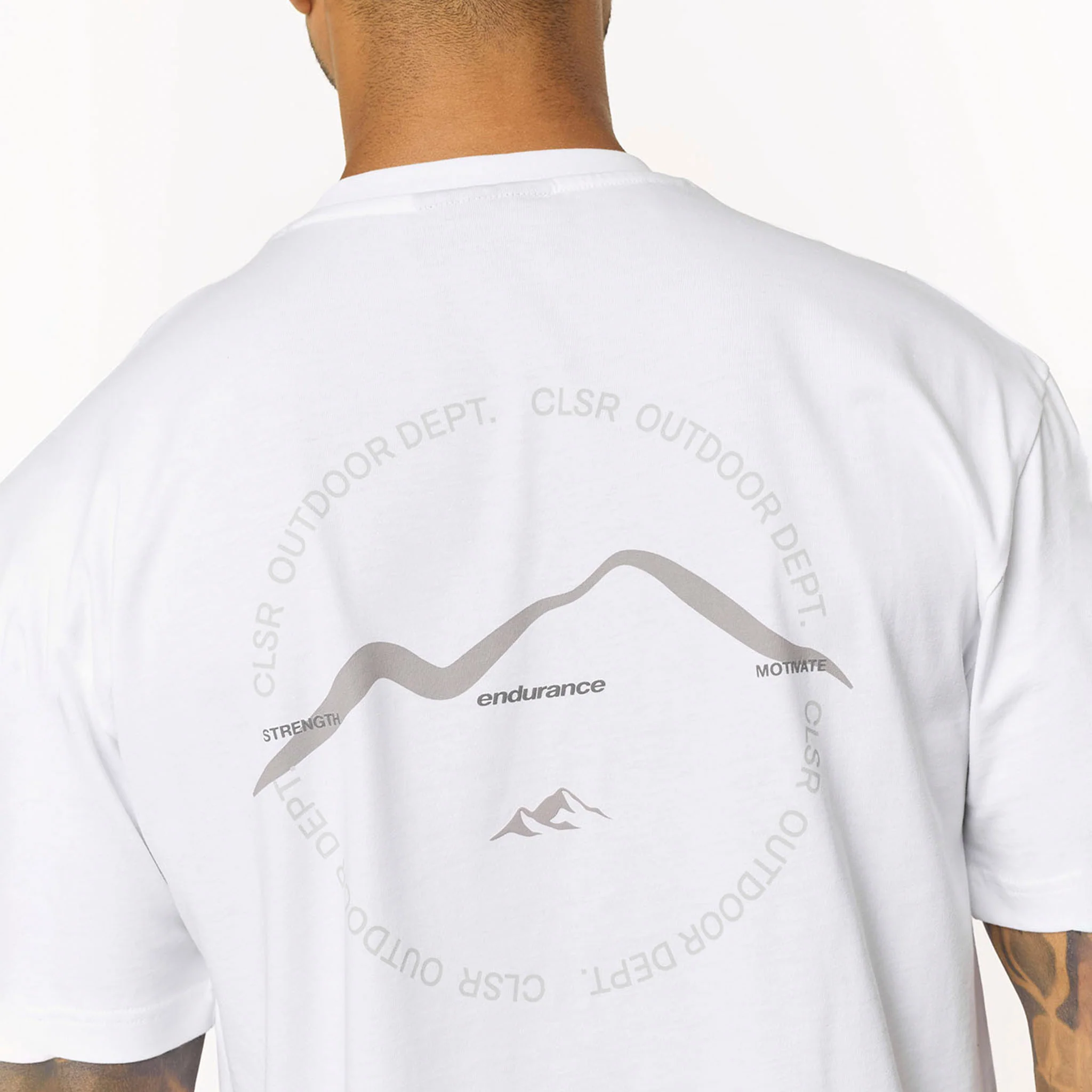 Premium Mountain T-Shirt | White - Image 4
